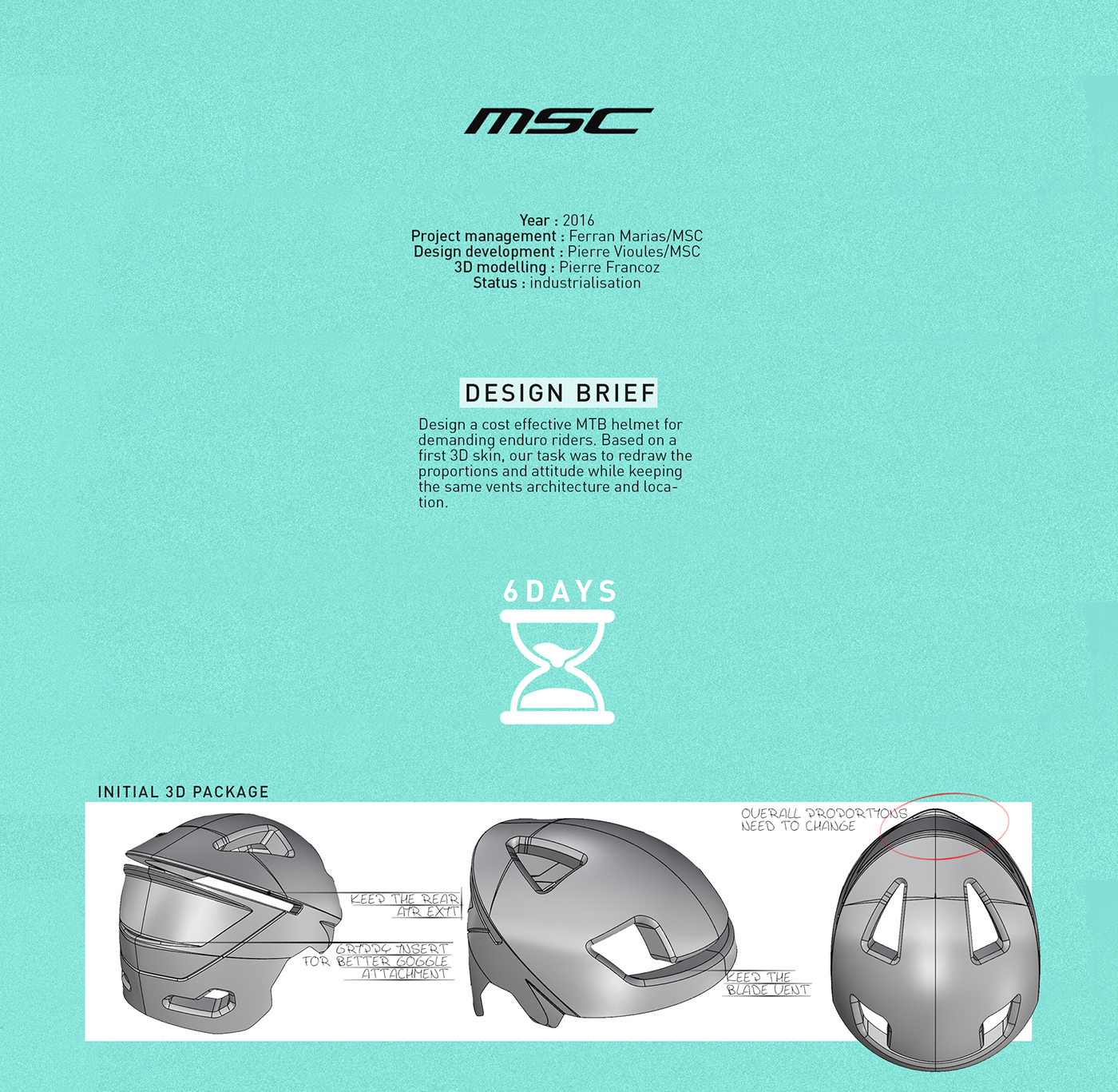MSC，Helmet，product design，safety design ，