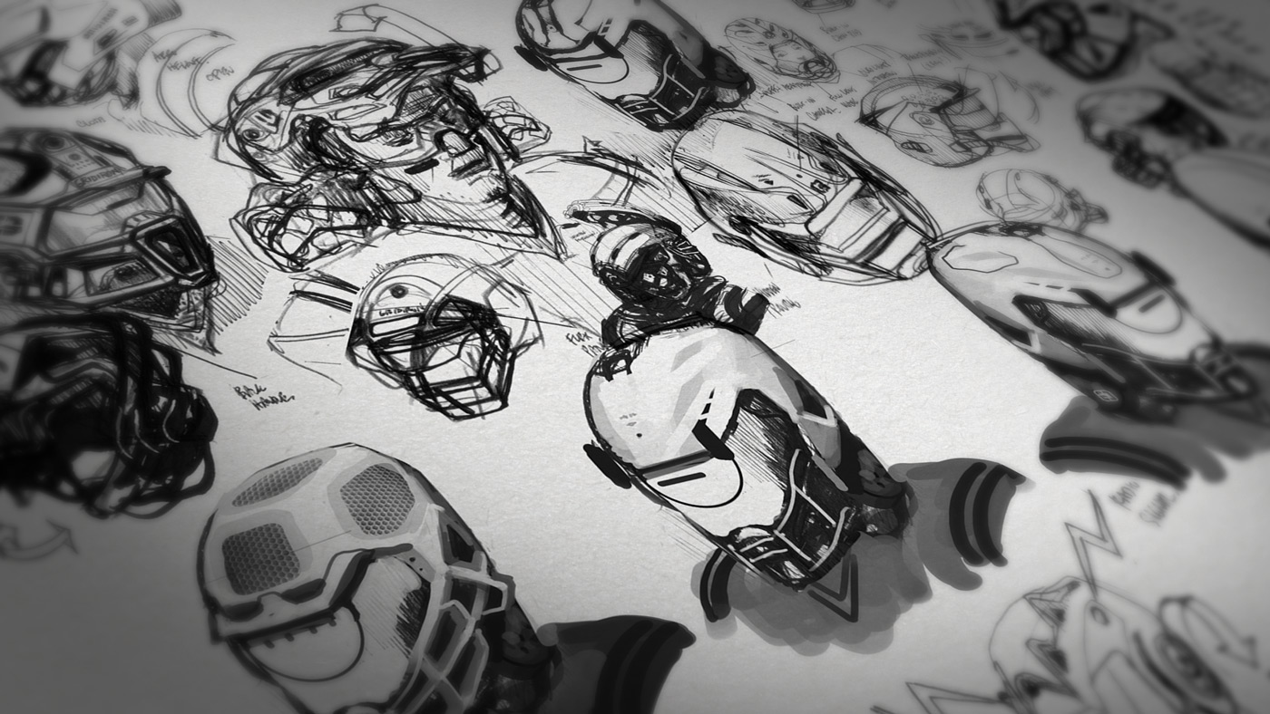 rugby，Helmet，Design Research，