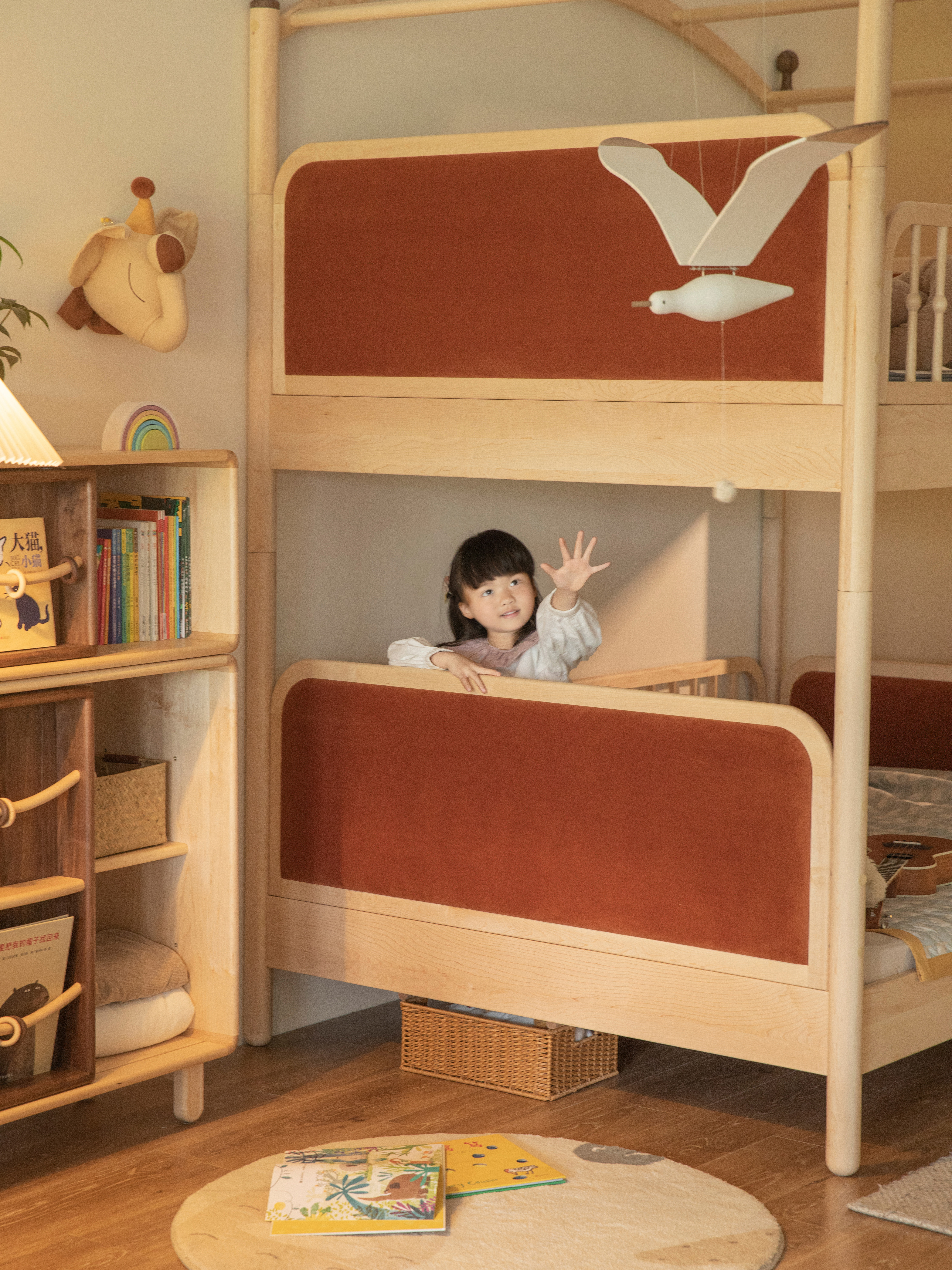 furniture design ，Children's furniture，Original design，Children bed，Storage cabinet，Bookcase，bookshelf，