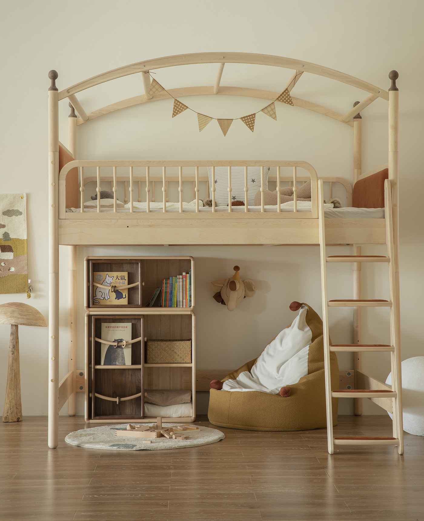 家具设计，儿童家具，原创设计，儿童床，收纳柜，书柜，书架，