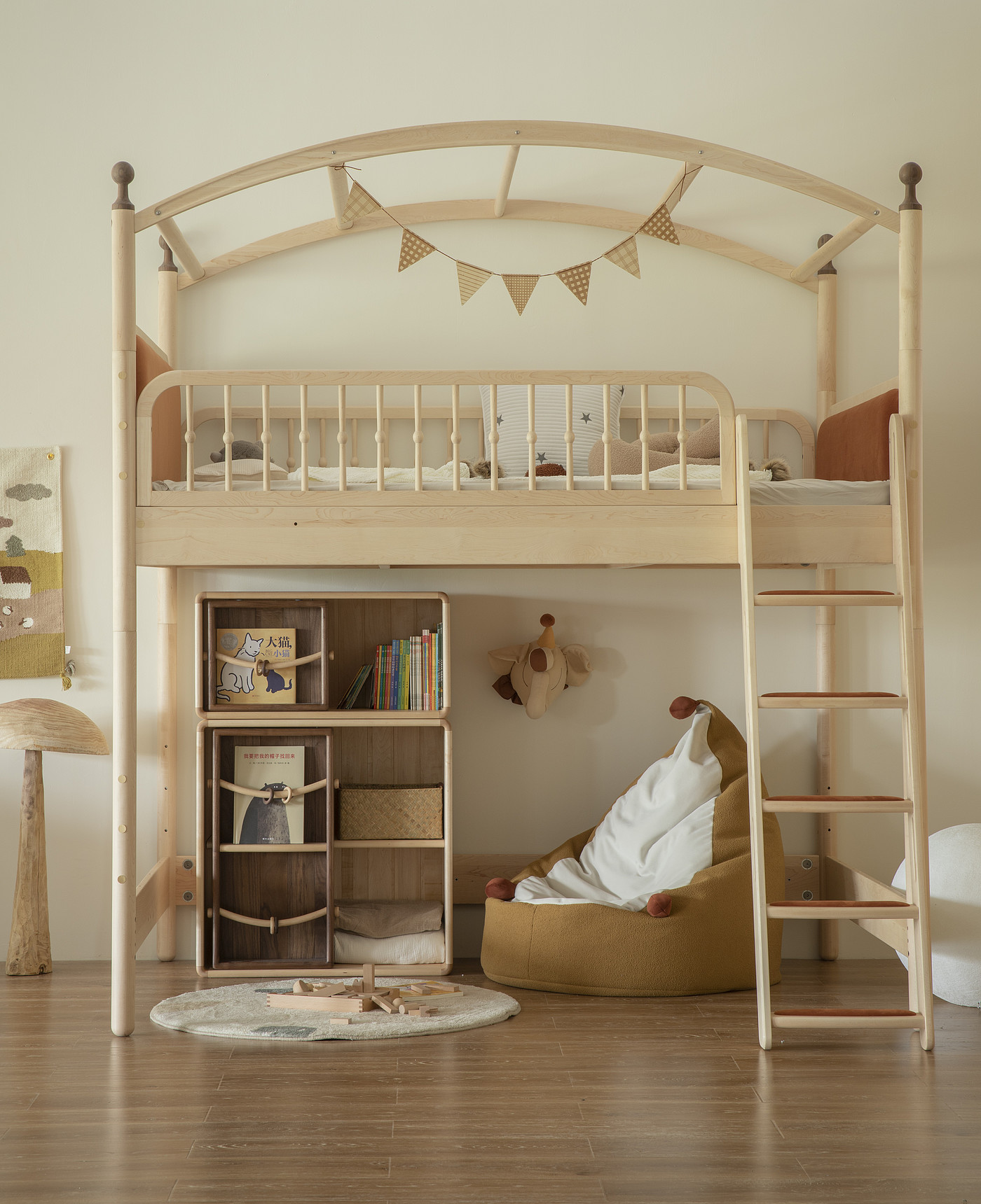 furniture design ，Children's furniture，Original design，Children bed，Storage cabinet，Bookcase，bookshelf，