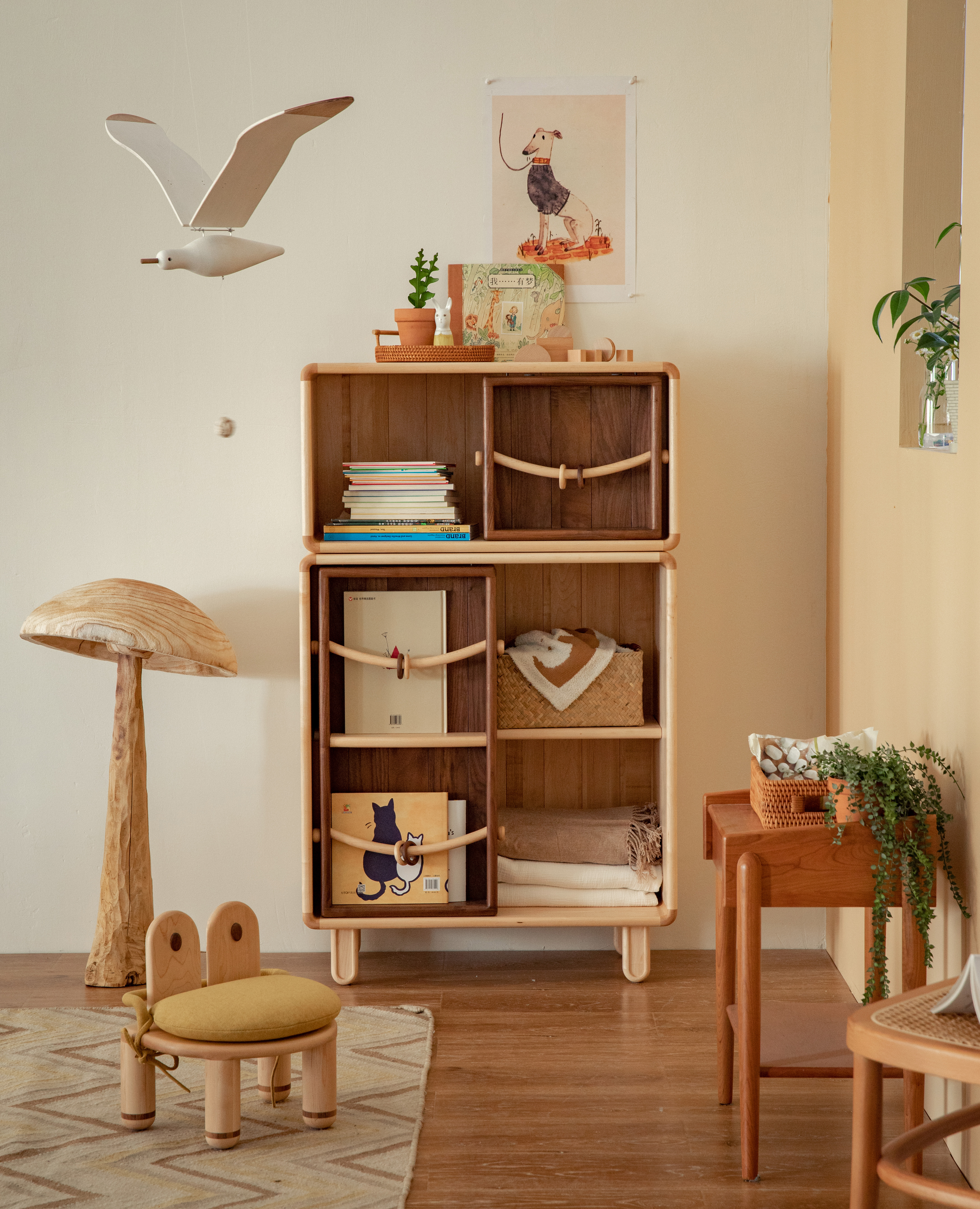 furniture design ，Children's furniture，Original design，Children bed，Storage cabinet，Bookcase，bookshelf，