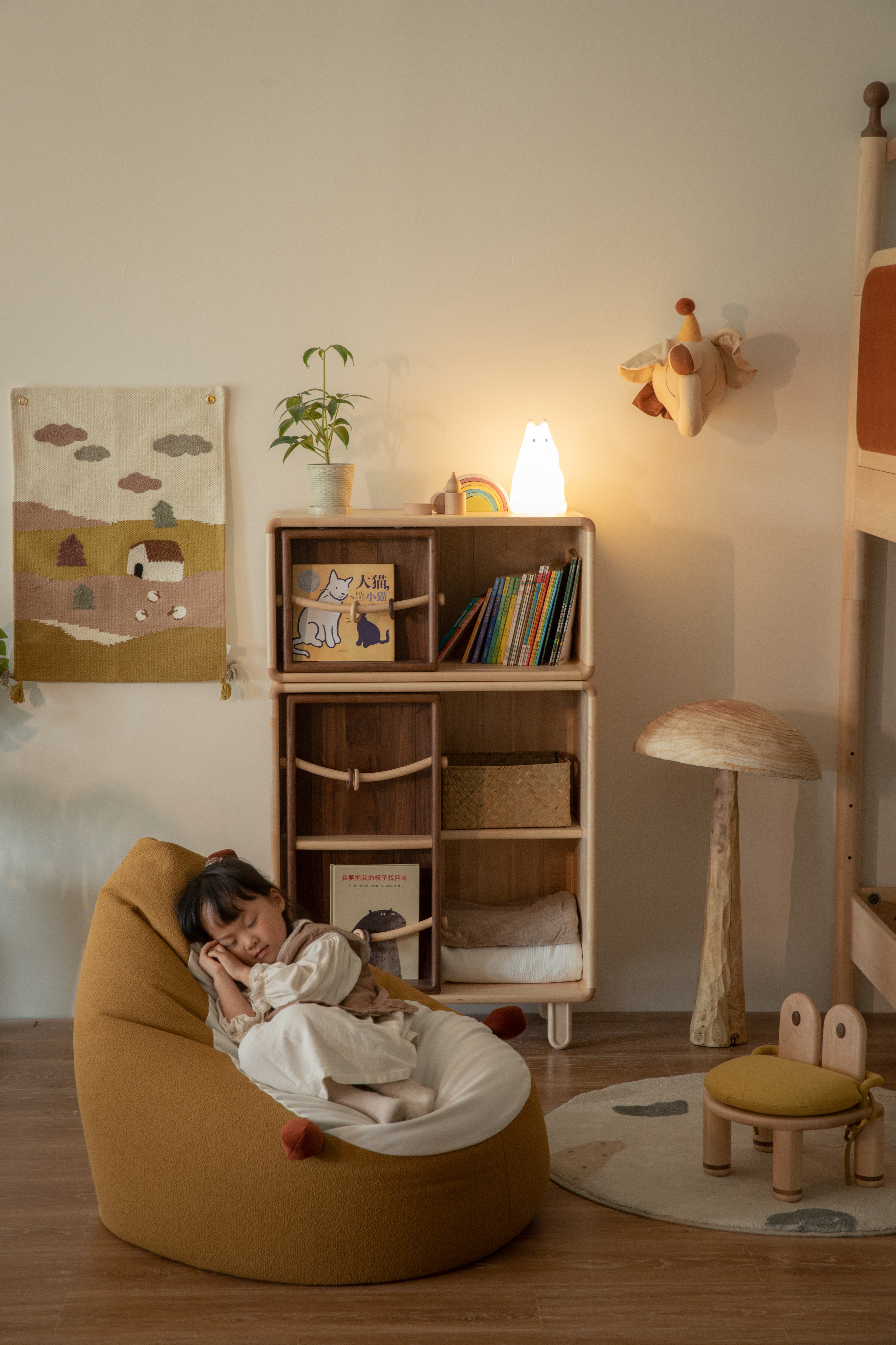 furniture design ，Children's furniture，Original design，Children bed，Storage cabinet，Bookcase，bookshelf，