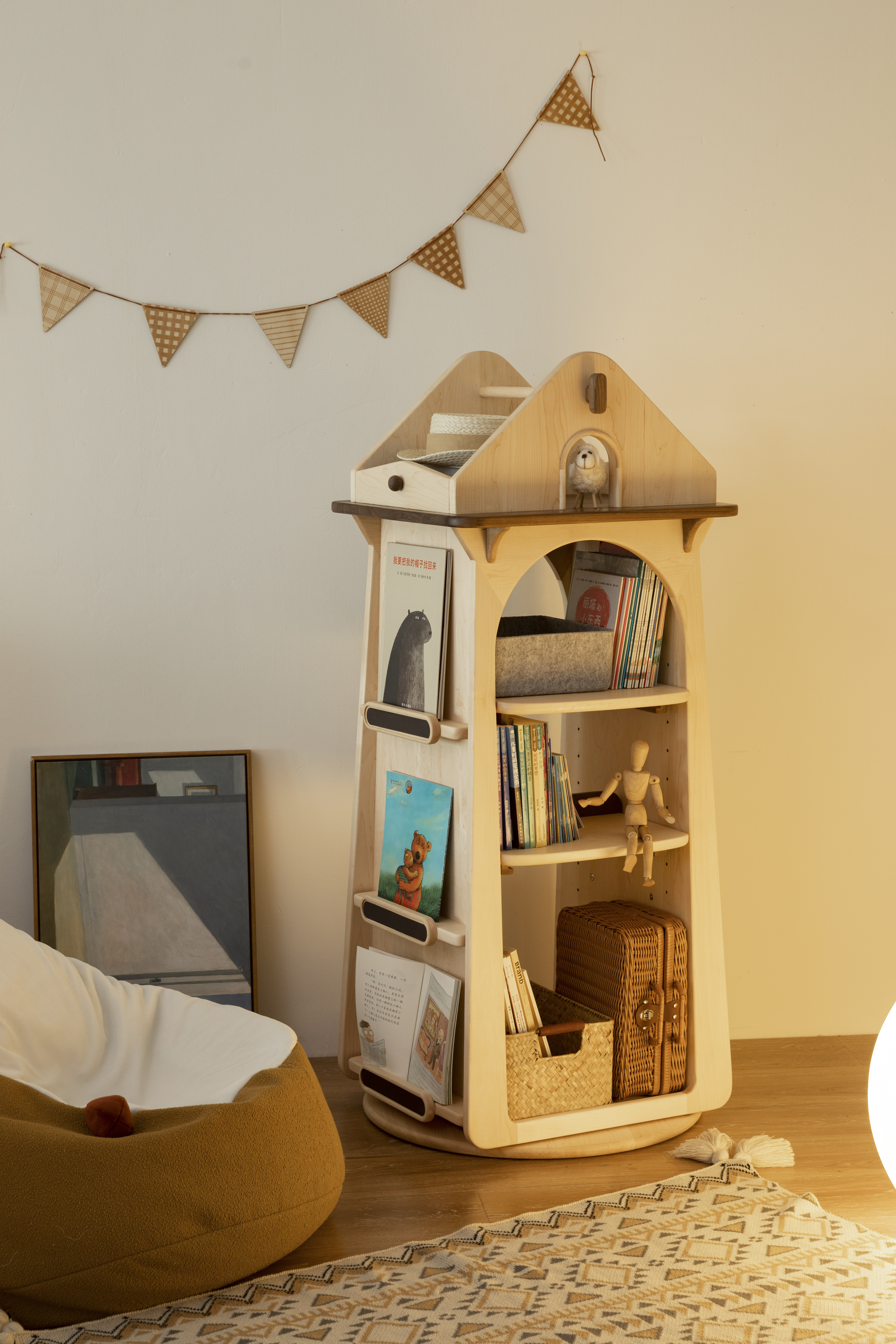 furniture design ，Children's furniture，Original design，Children bed，Storage cabinet，Bookcase，bookshelf，