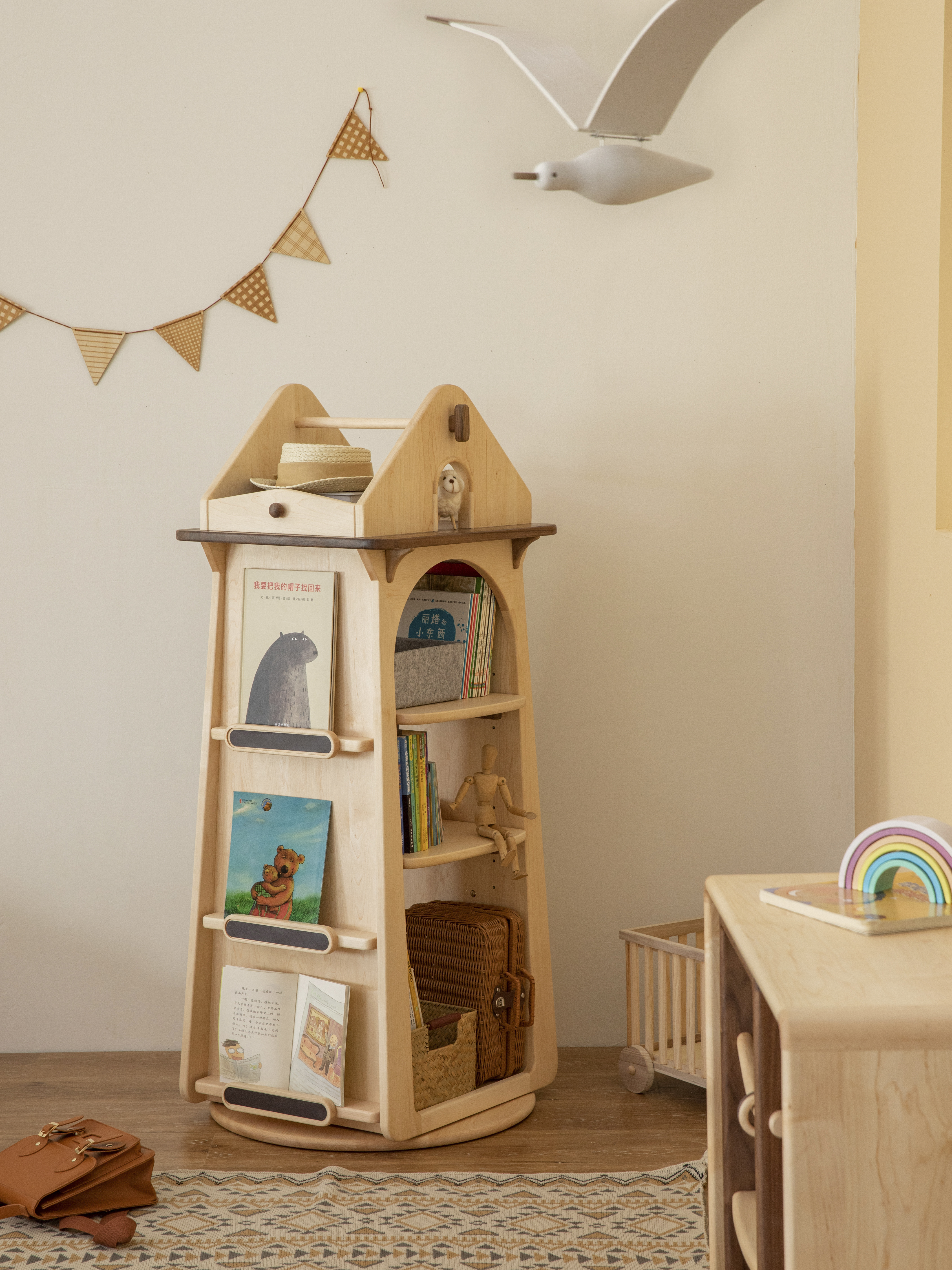 furniture design ，Children's furniture，Original design，Children bed，Storage cabinet，Bookcase，bookshelf，