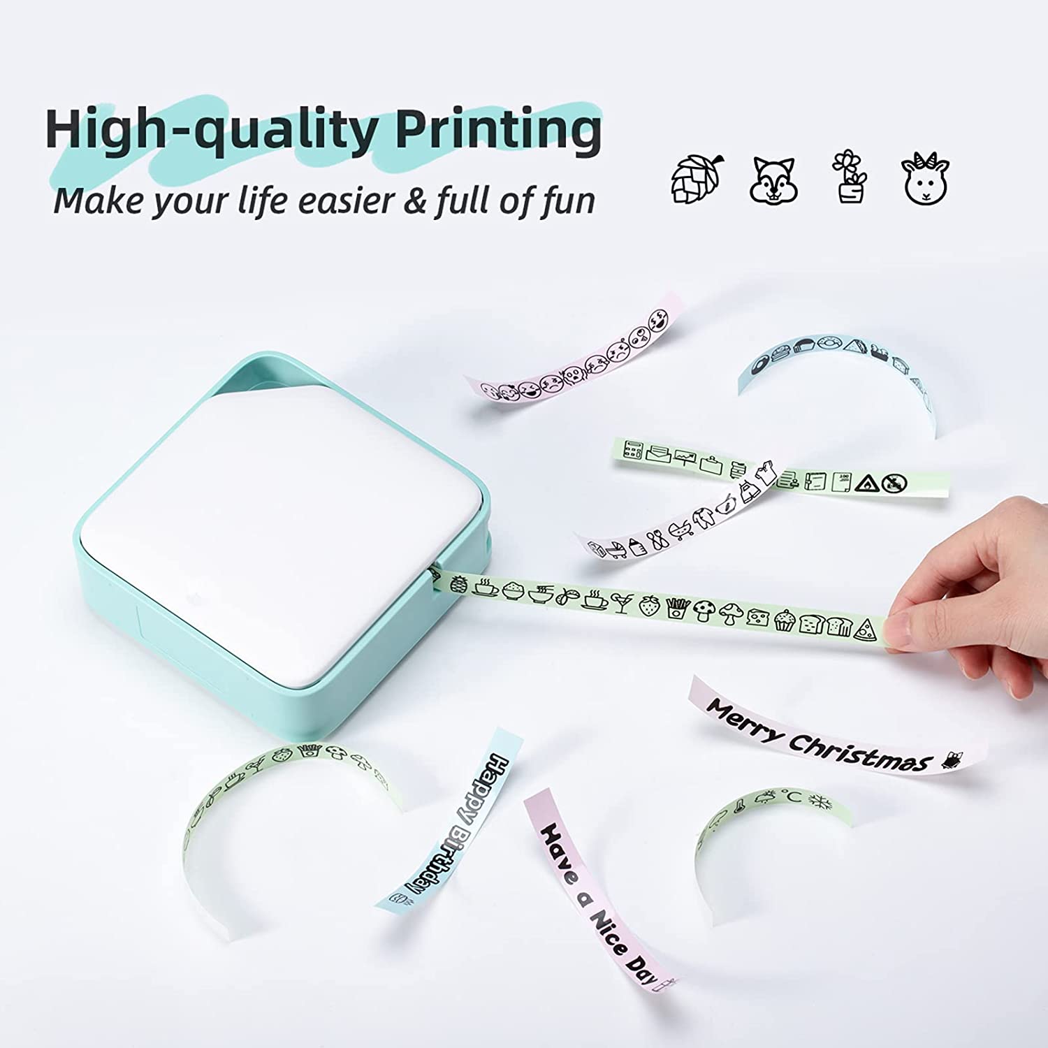 Printer; Label printer; Mini printer; Simple design，