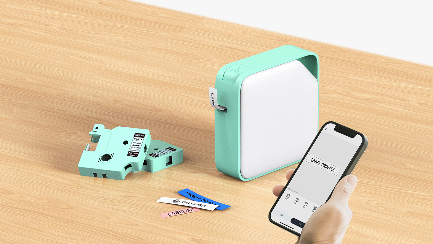 Printer; Label printer; Mini printer; Simple design，