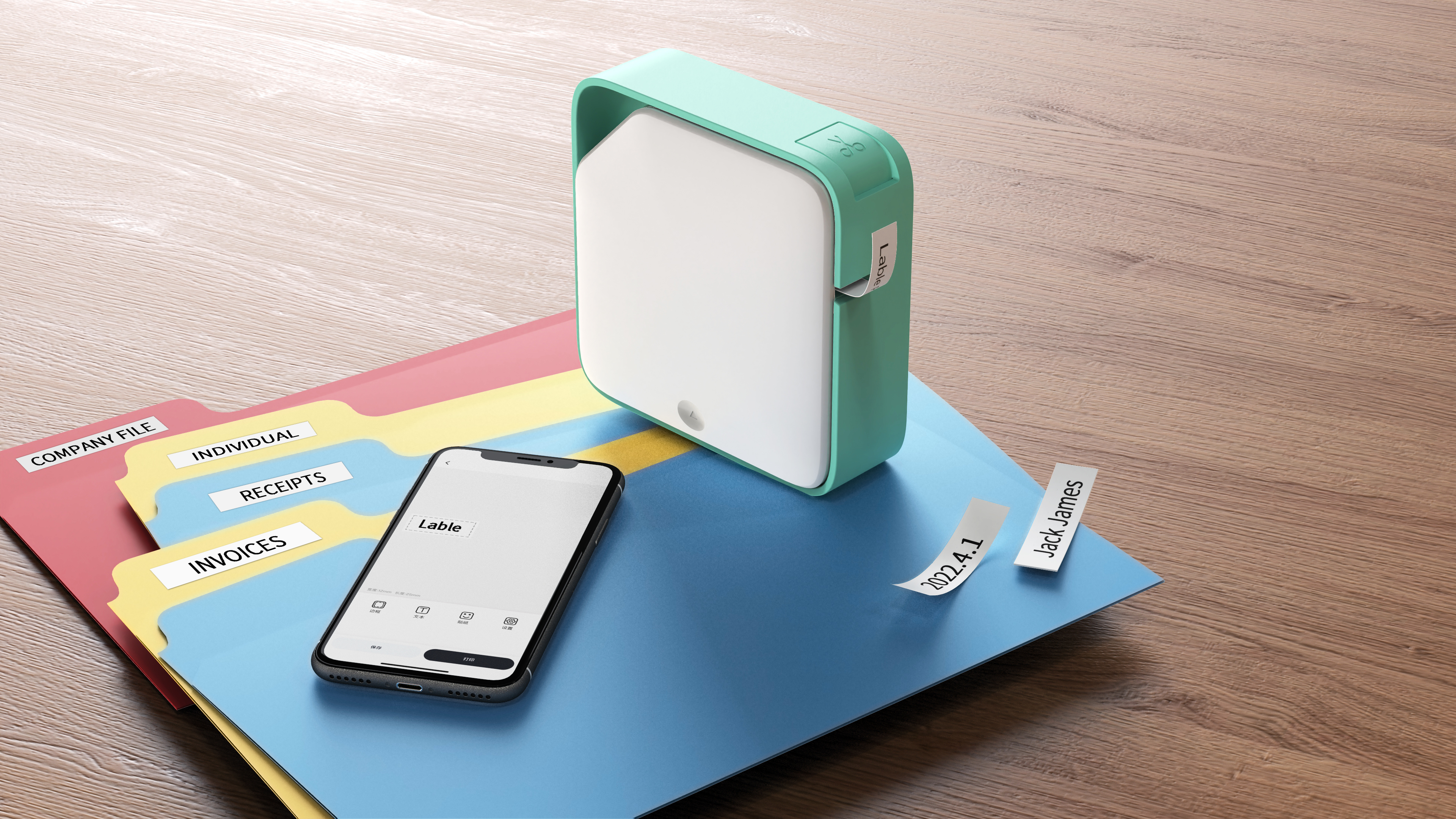 Printer; Label printer; Mini printer; Simple design，