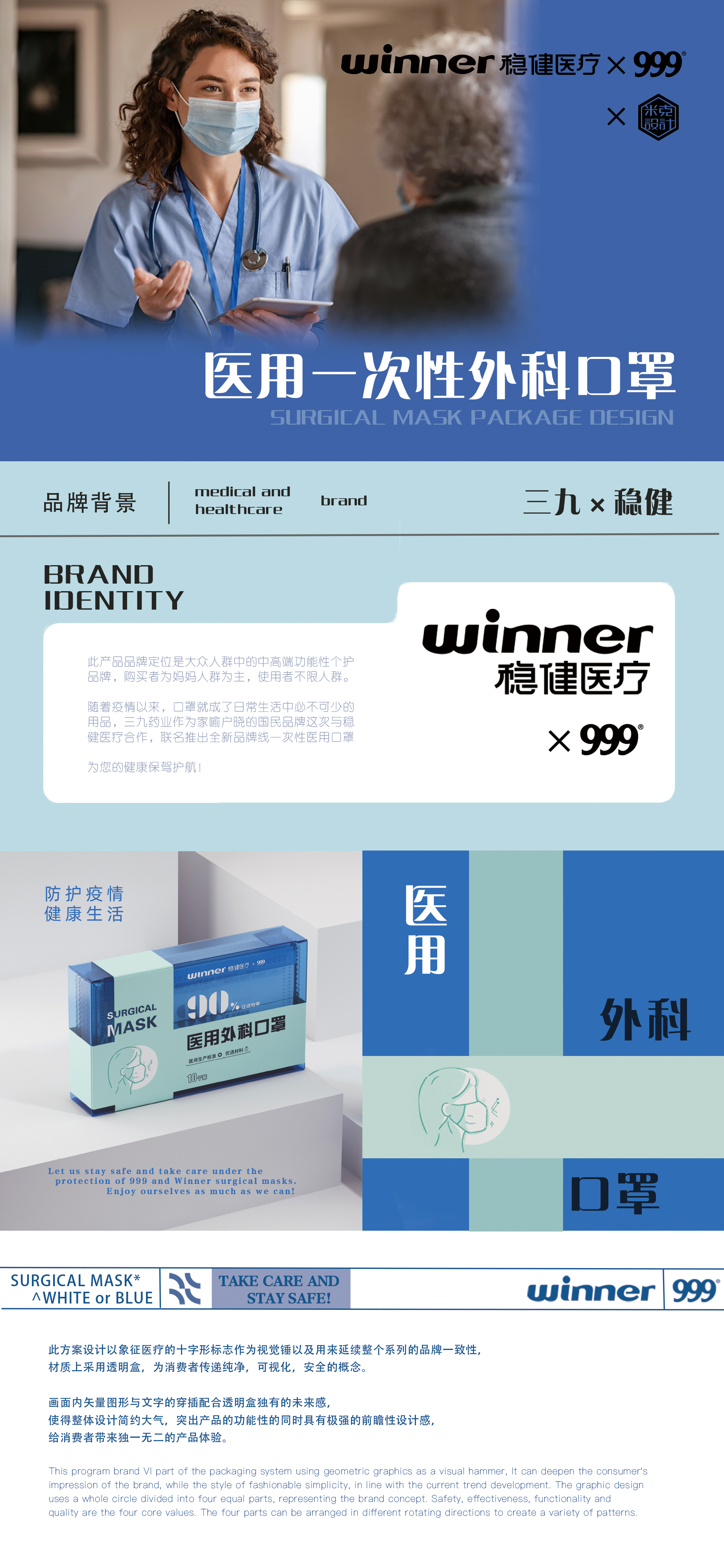 Packaging technology，Box design，Graphic Artist Designer，packing design，Mask packaging，surgical mask，