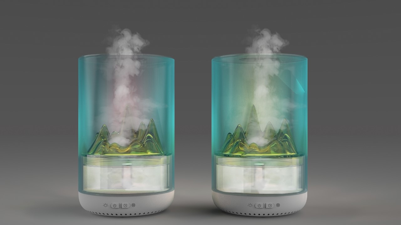 Aromatherapy machine，Appearance design，National style，poetic flavour，