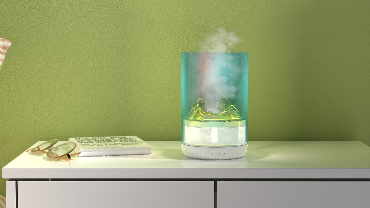 Aromatherapy machine，Appearance design，National style，poetic flavour，