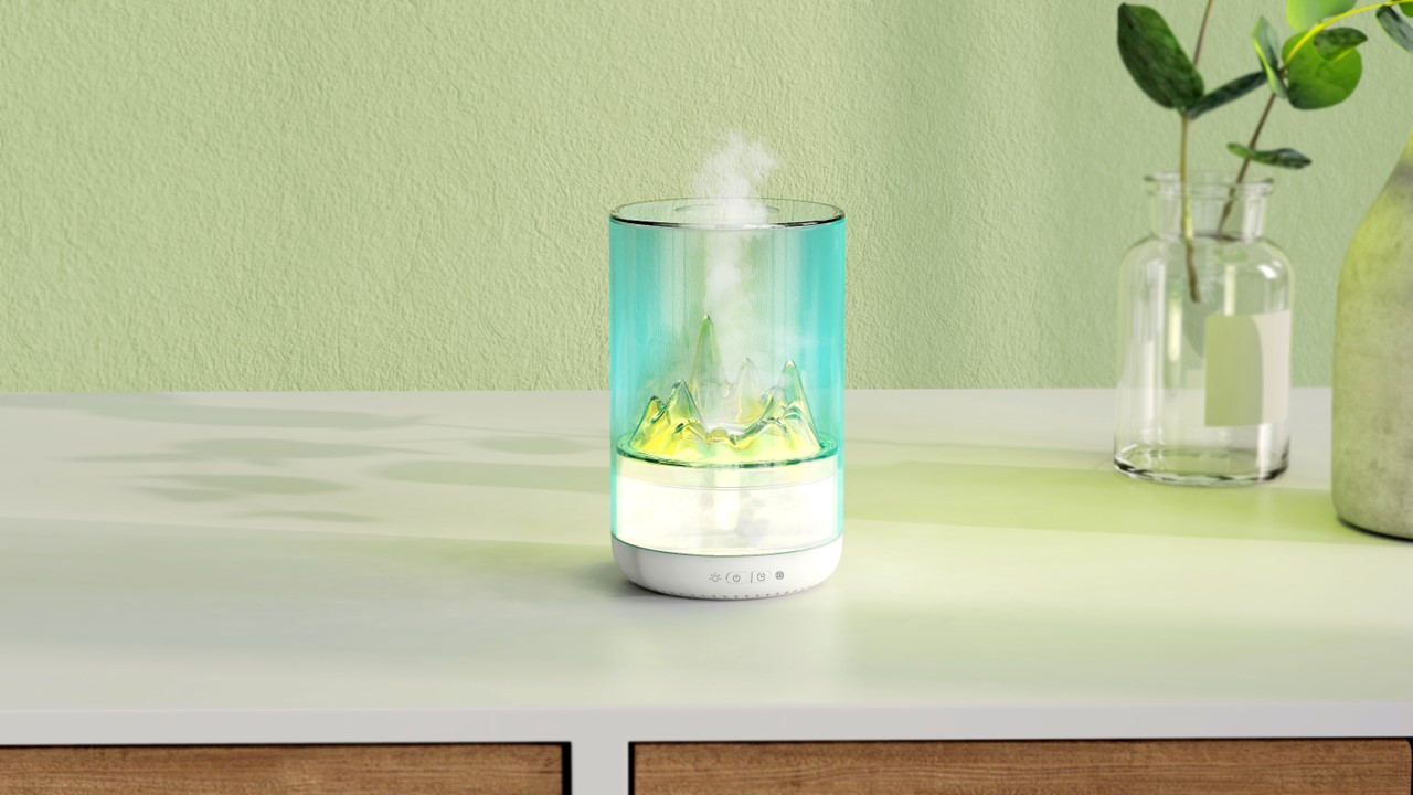 Aromatherapy machine，Appearance design，National style，poetic flavour，