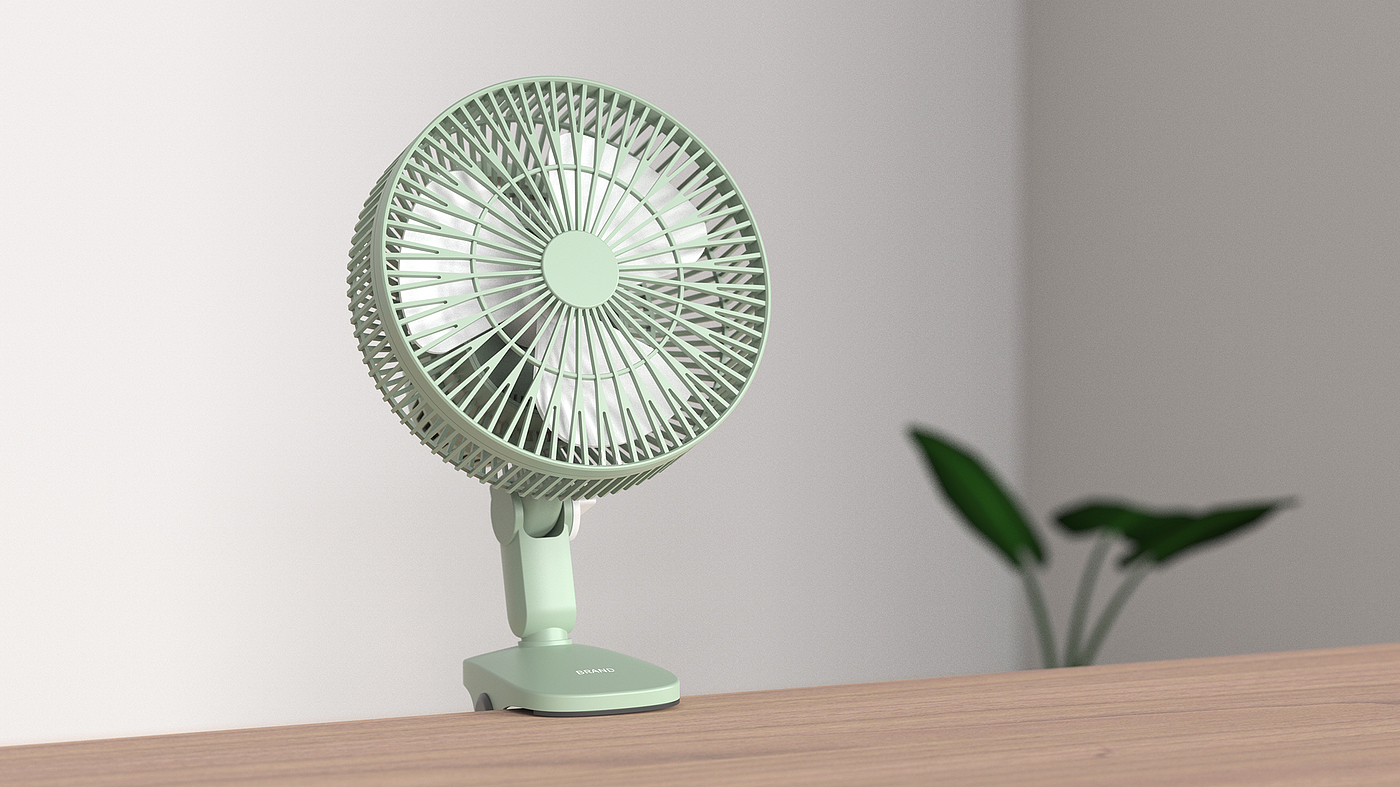 Fan，product design，Desk fan，Shaking fan，