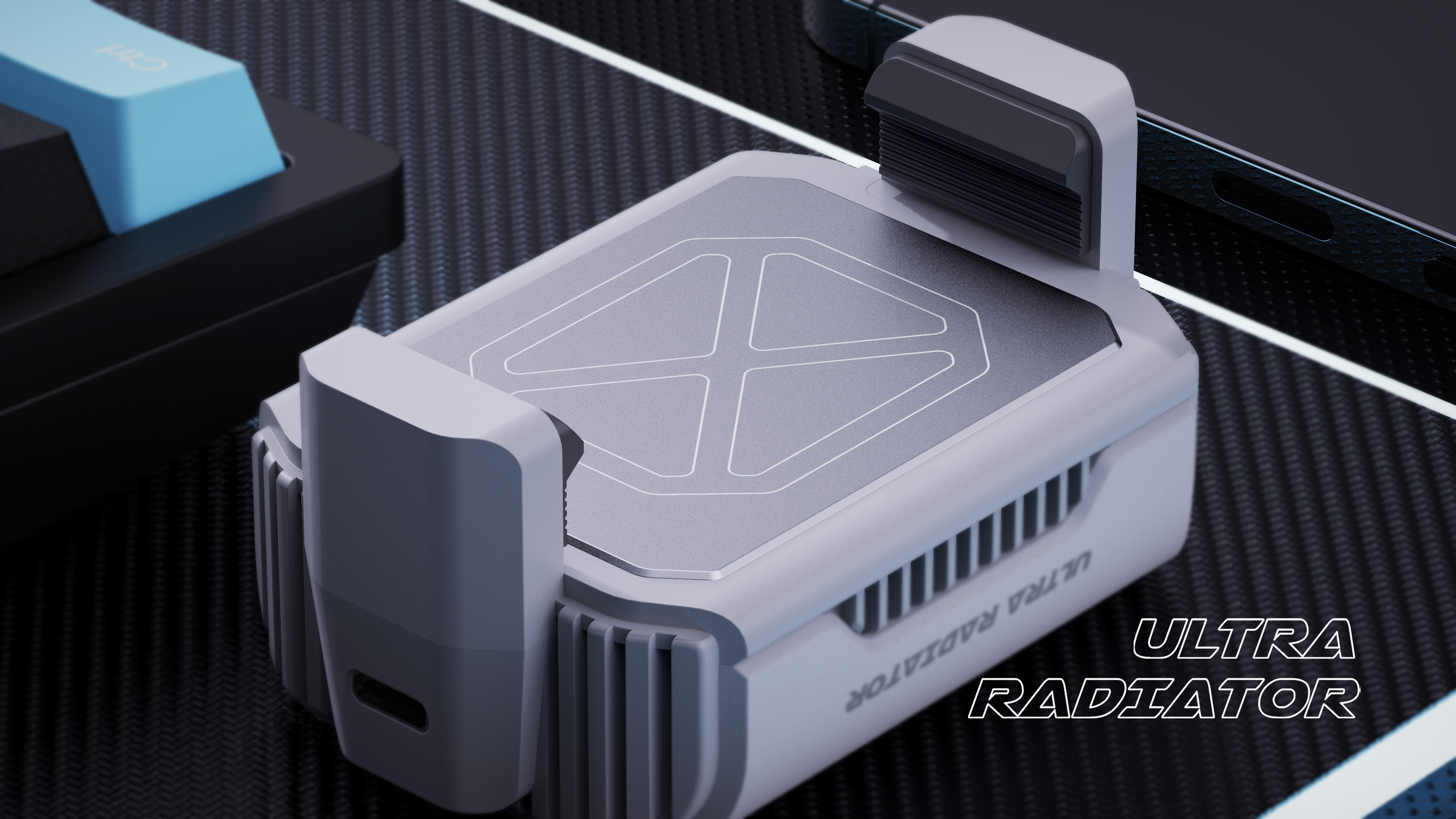 Mobile Accessories，Cool tide，Mecha，dissipate heat，Sense of science and technology，