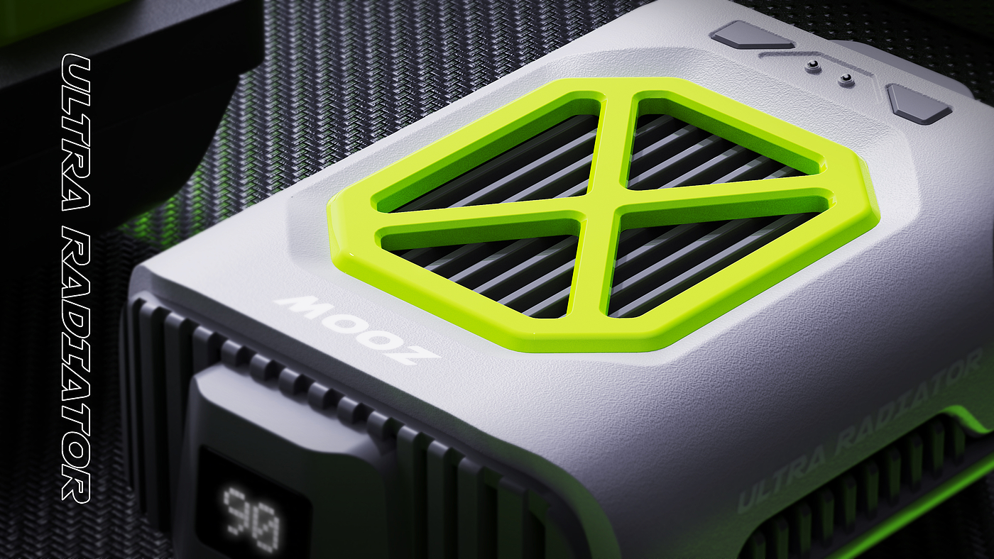 Mobile Accessories，Cool tide，Mecha，dissipate heat，Sense of science and technology，