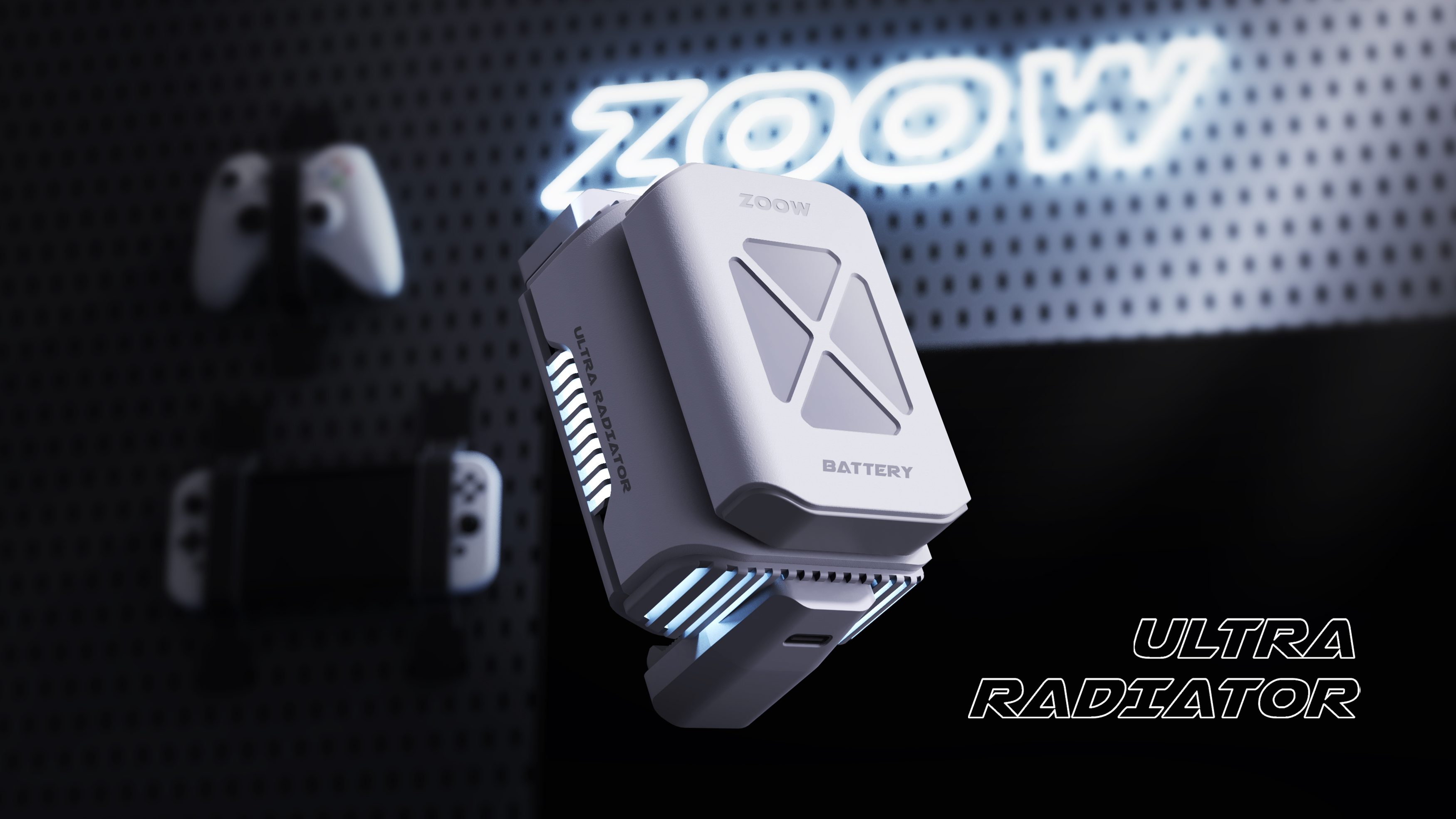 Mobile Accessories，Cool tide，Mecha，dissipate heat，Sense of science and technology，