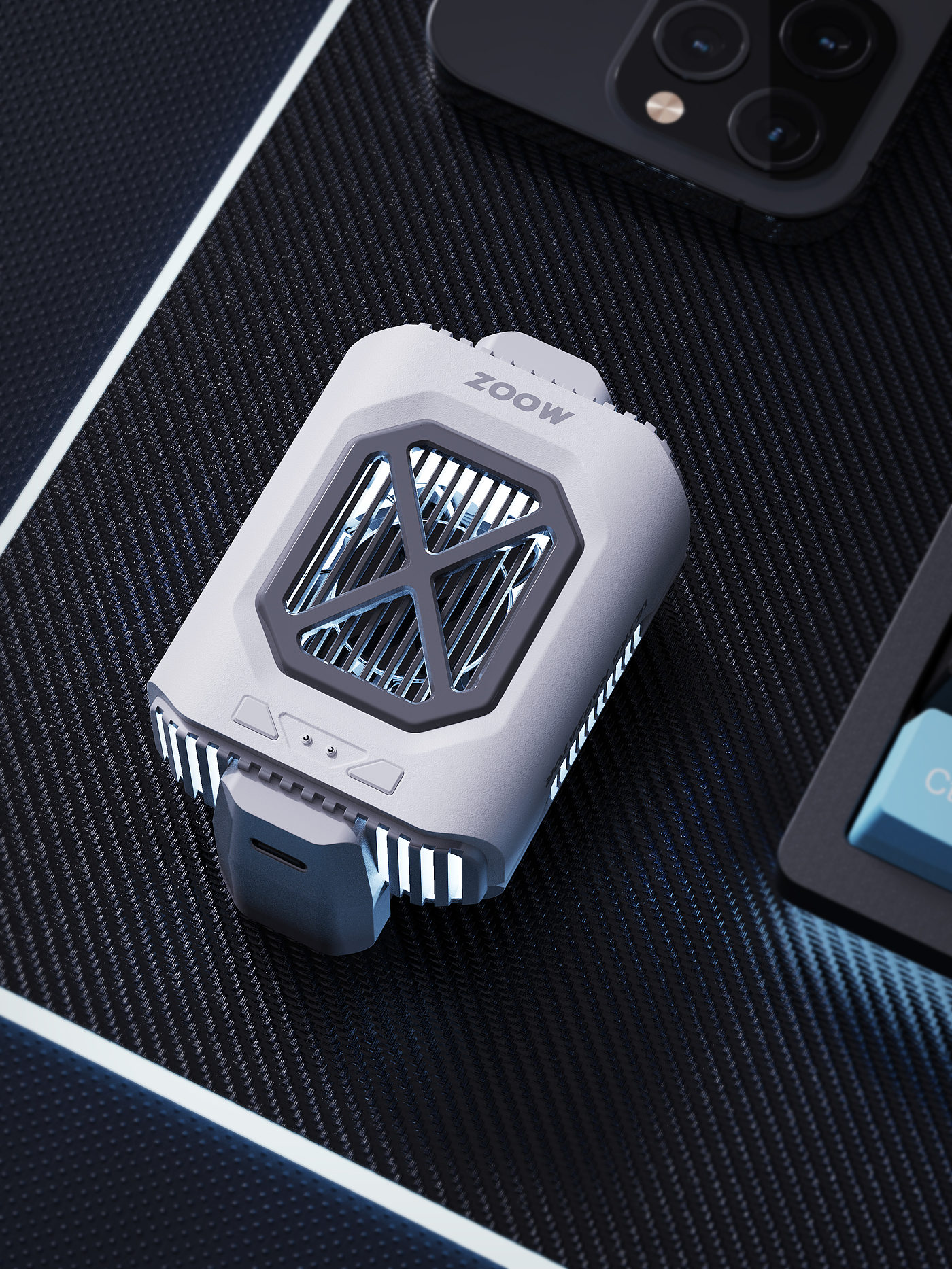 Mobile Accessories，Cool tide，Mecha，dissipate heat，Sense of science and technology，