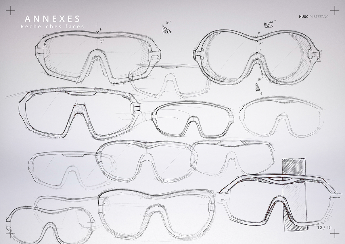 NABAIJI，Swimming goggles，conceptual design，product design，