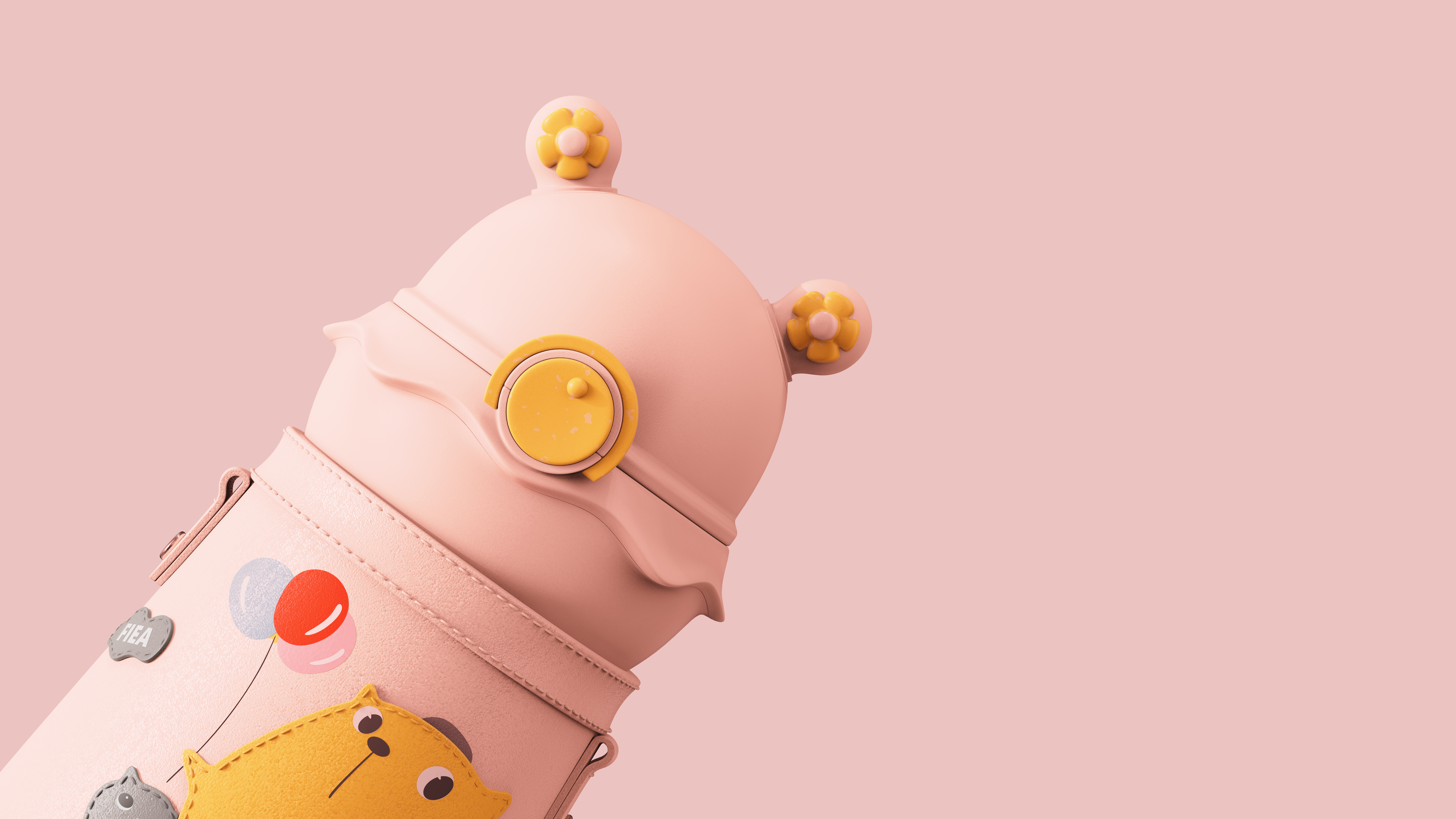 children，vacuum cup，Children's thermos cup，Women's mug，glass，lovely，Water cup，Little fisherman，