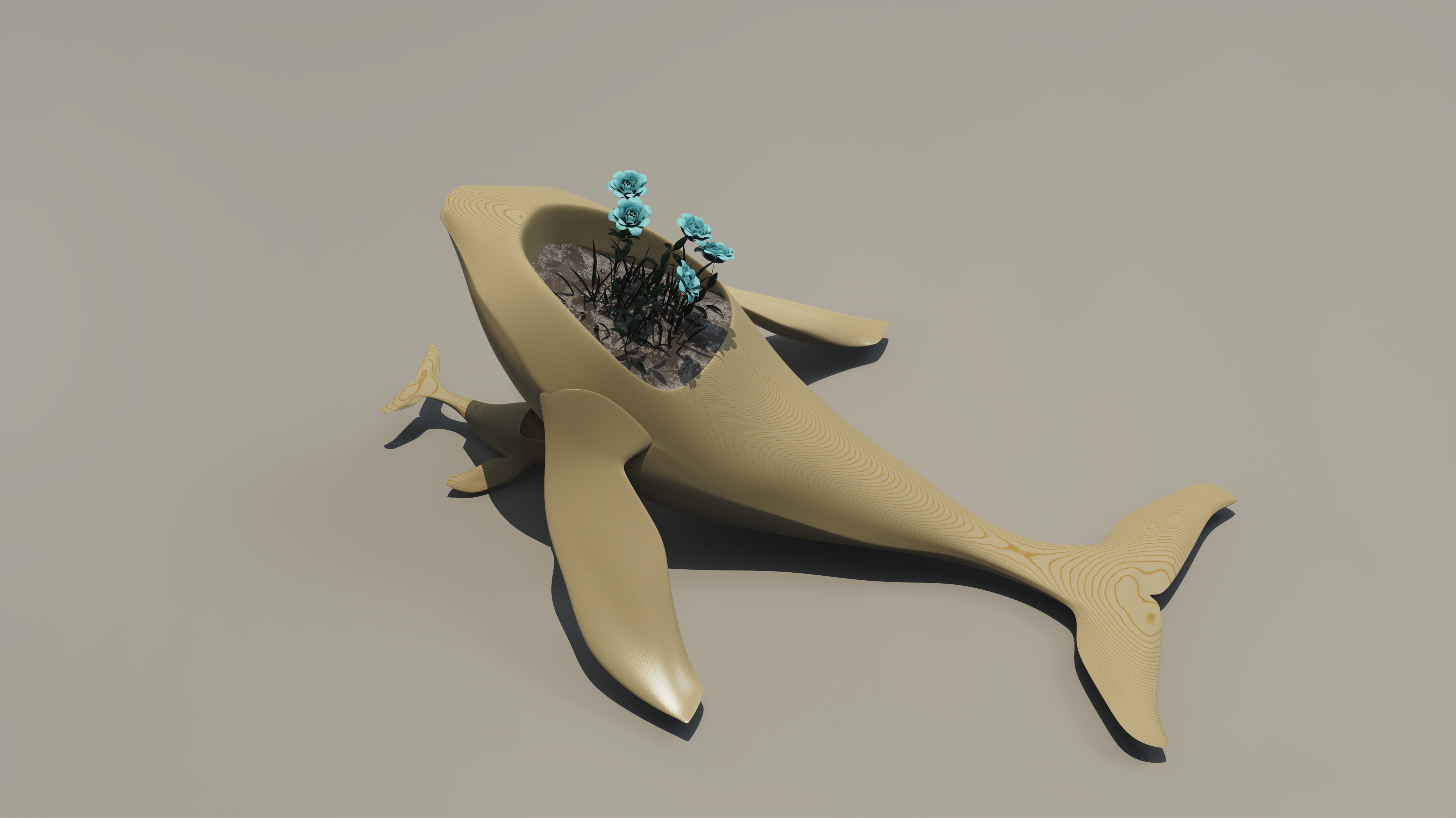 Bionic flowerpot，product design，