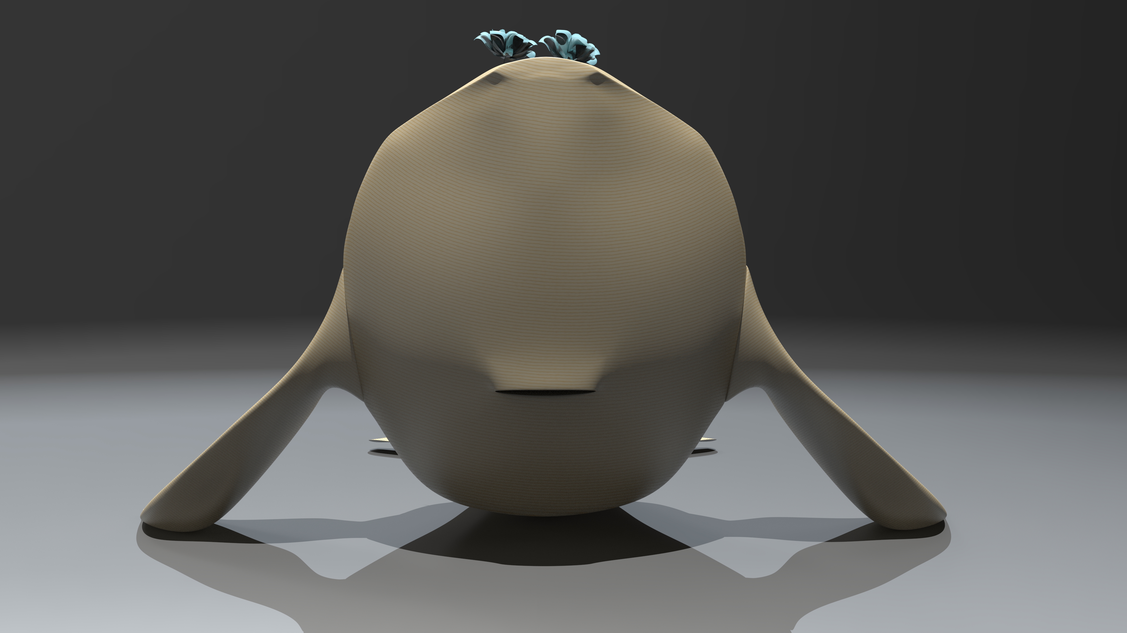 Bionic flowerpot，product design，