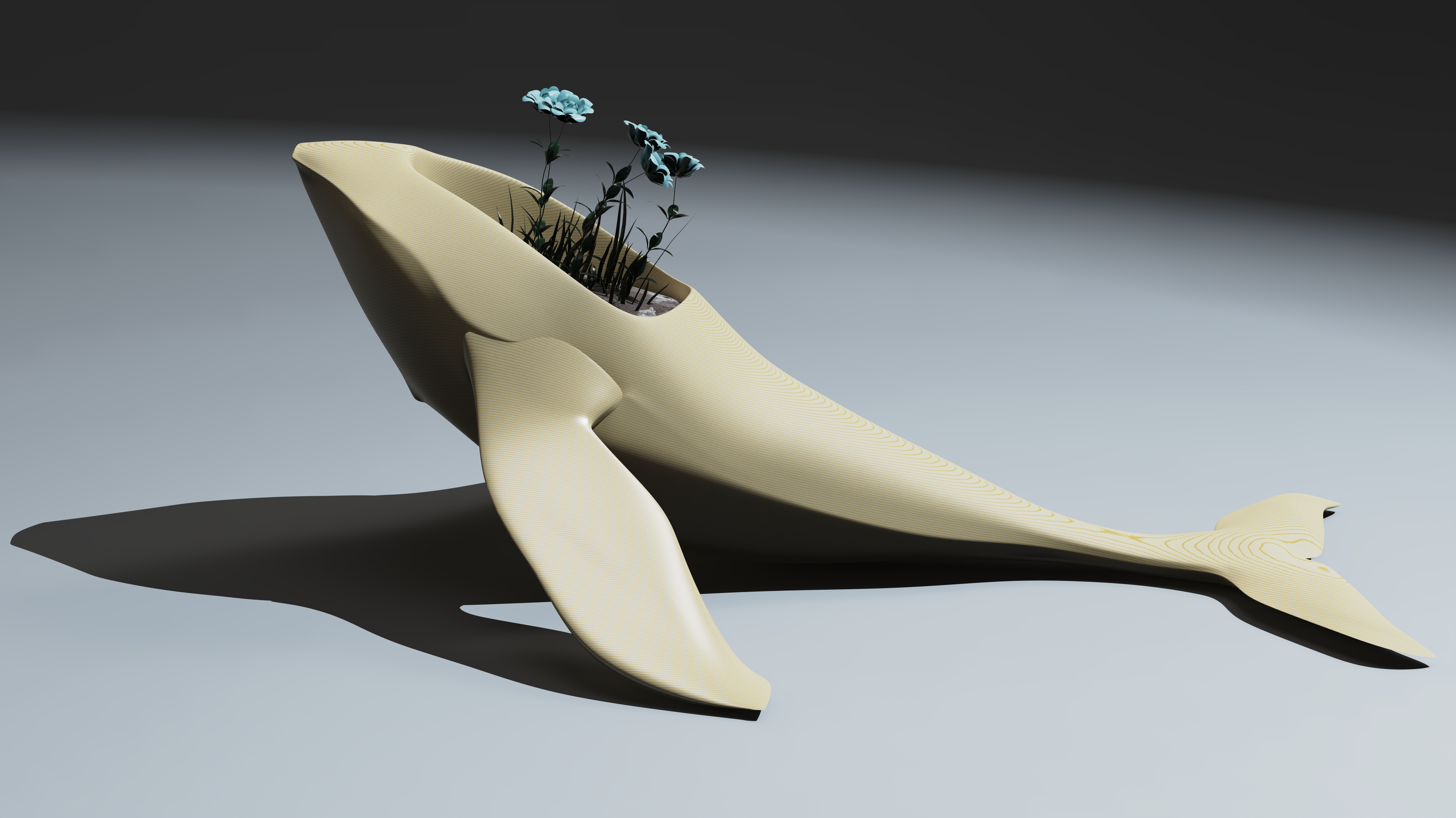 Bionic flowerpot，product design，