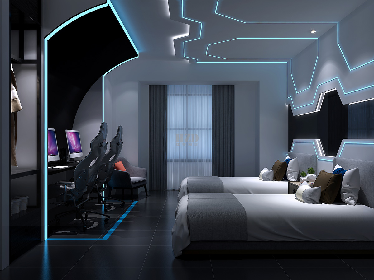 Hotel Design，Design of Electric Competition Hotel，Redtory design，