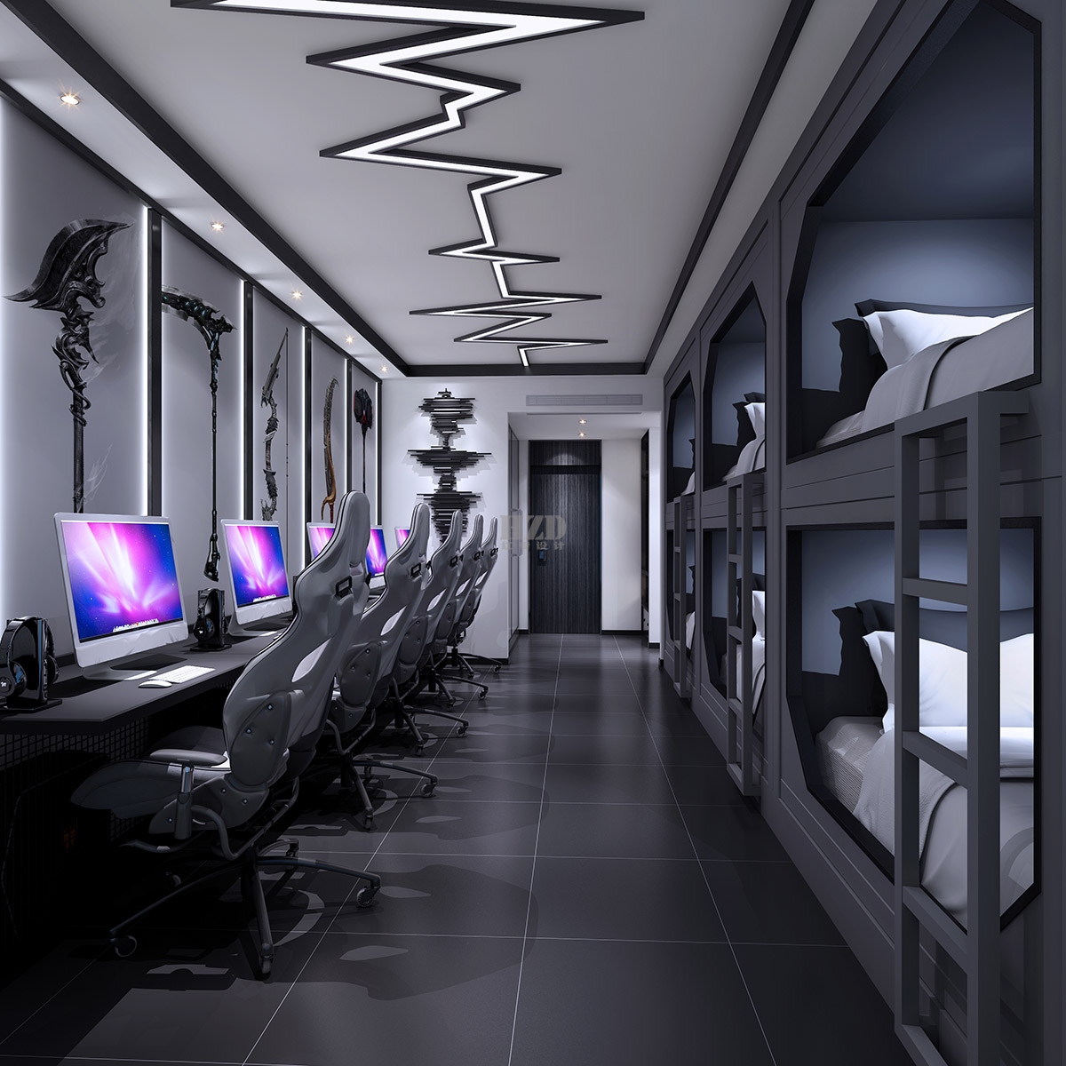 Hotel Design，Design of Electric Competition Hotel，Redtory design，