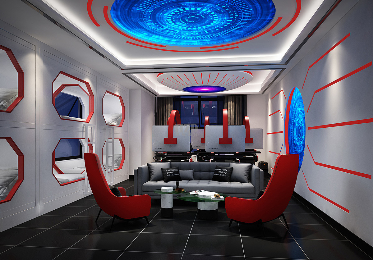 Hotel Design，Design of Electric Competition Hotel，Redtory design，