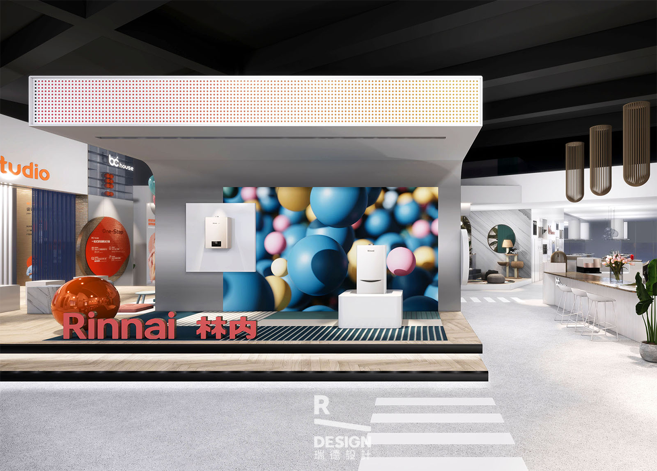 Red design，space design ，Green orange，New retail，Experience Center，