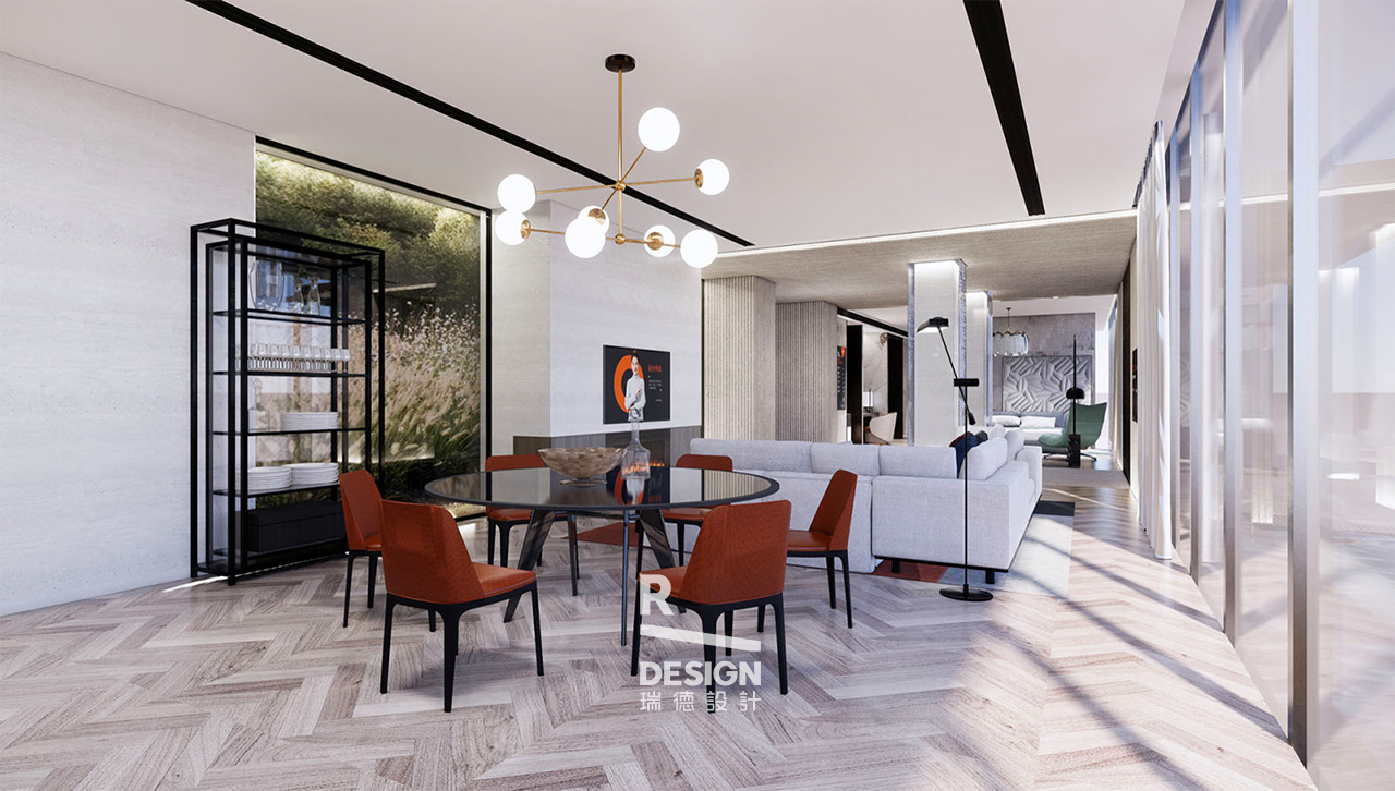 Red design，space design ，Green orange，New retail，Experience Center，