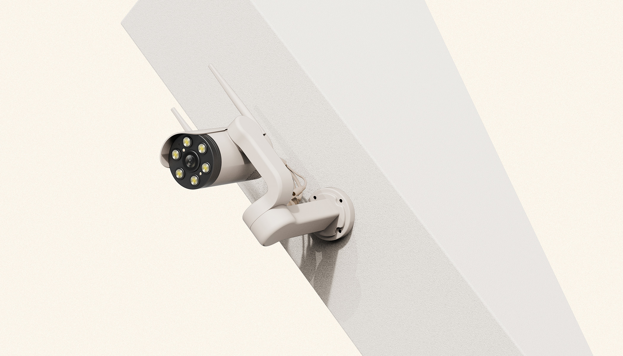 Guns，Monitor，Infrared monitoring，Appearance design，Structural design，camera，Intelligent Security Design，