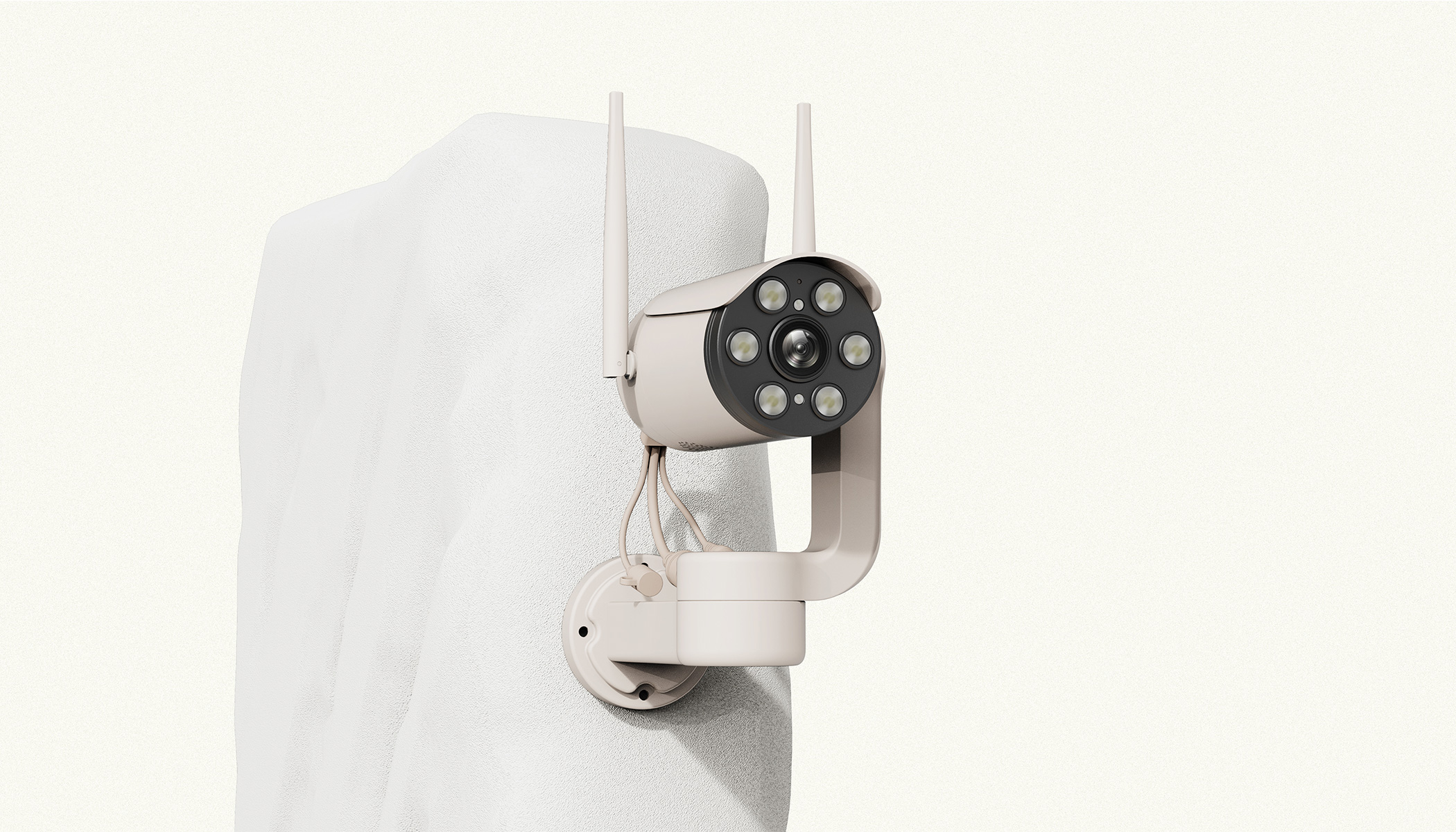 Guns，Monitor，Infrared monitoring，Appearance design，Structural design，camera，Intelligent Security Design，