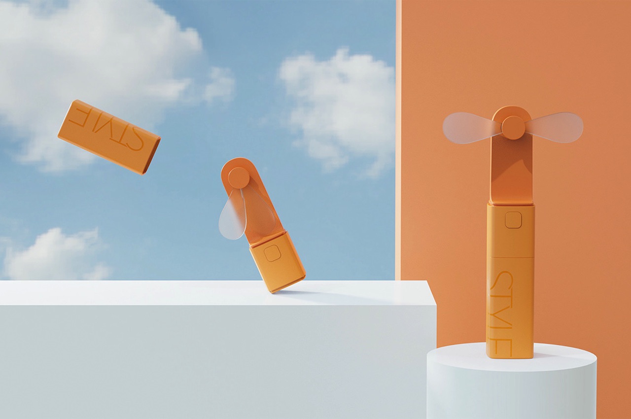 Fan，Portable，Lipstick appearance，Design，