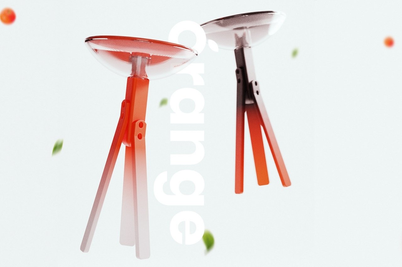 stool，Design，Orange，Fruit appearance，