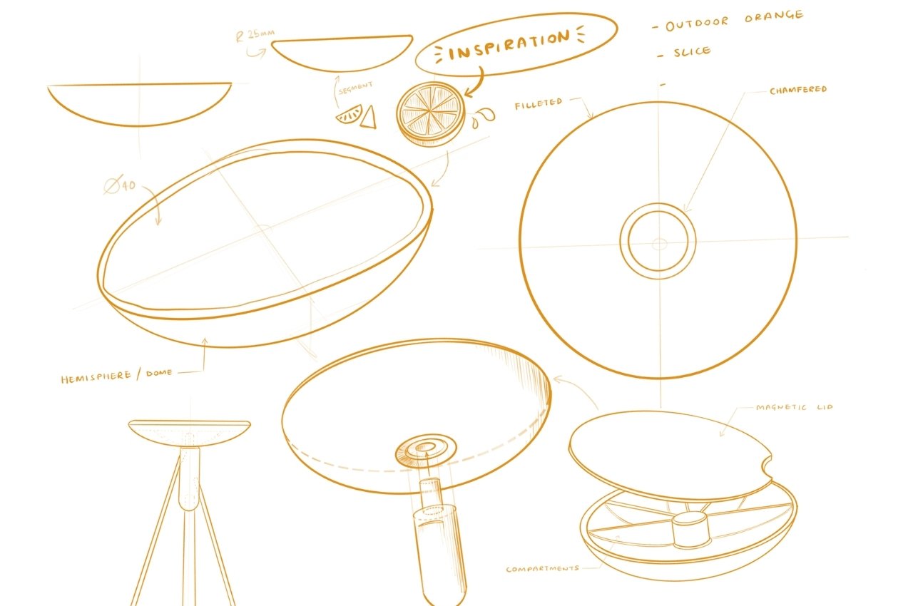 stool，Design，Orange，Fruit appearance，