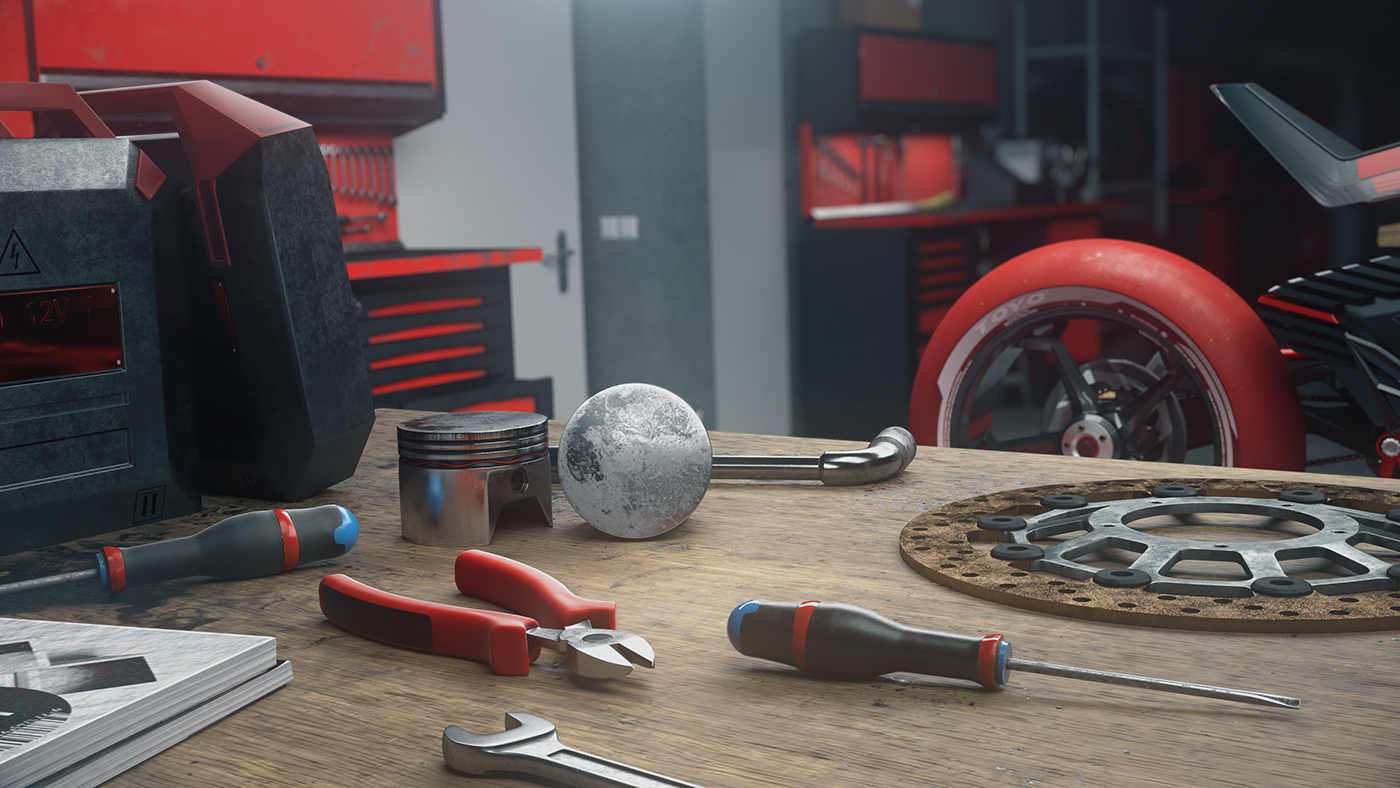 Reprint，animation，motorcycle，concept，