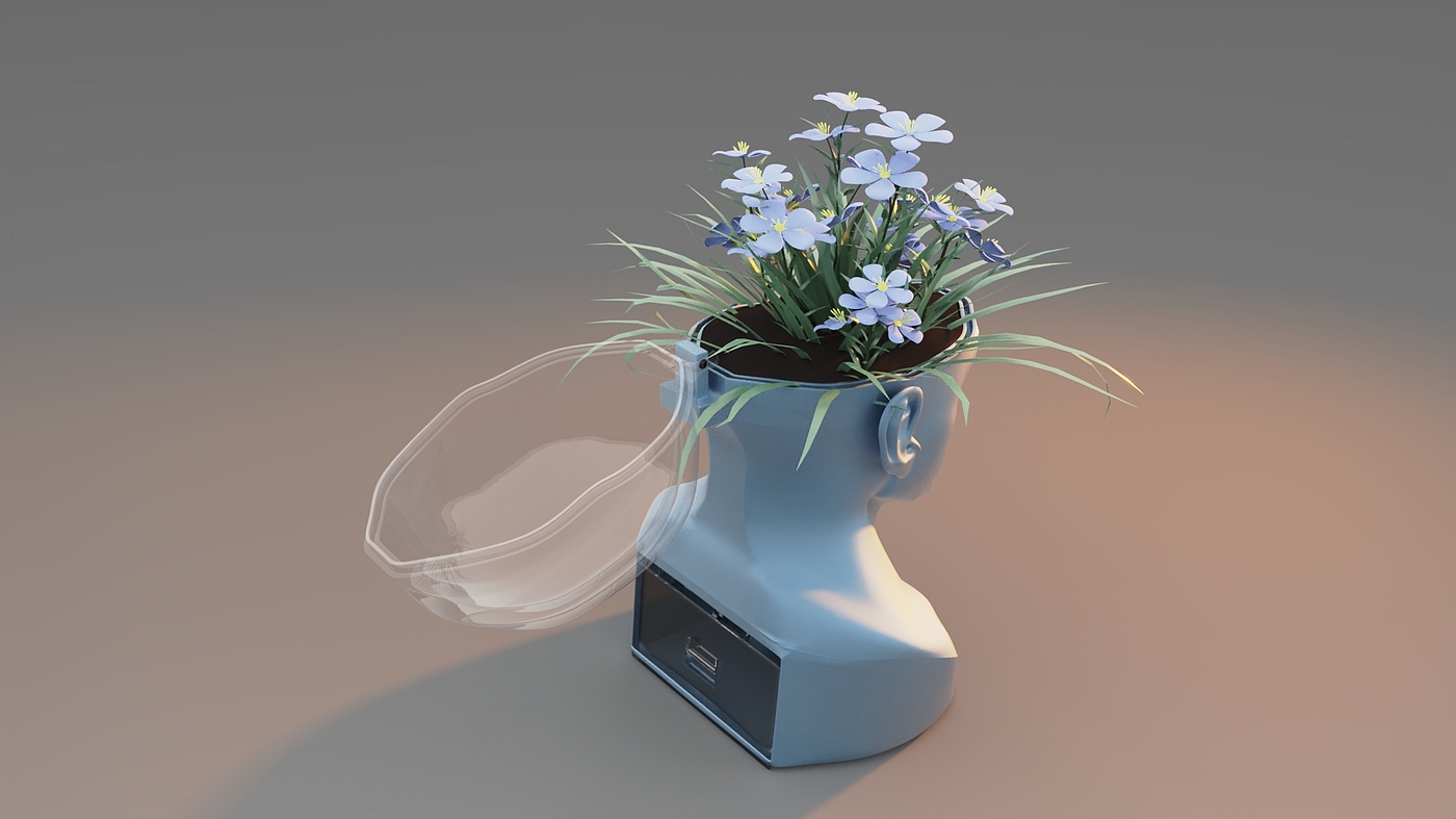 product design，Emotional design，Flowerpot，