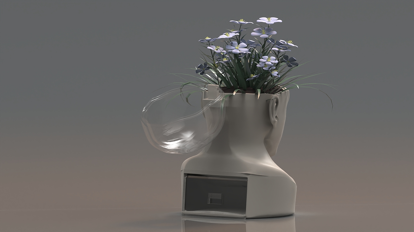 product design，Emotional design，Flowerpot，