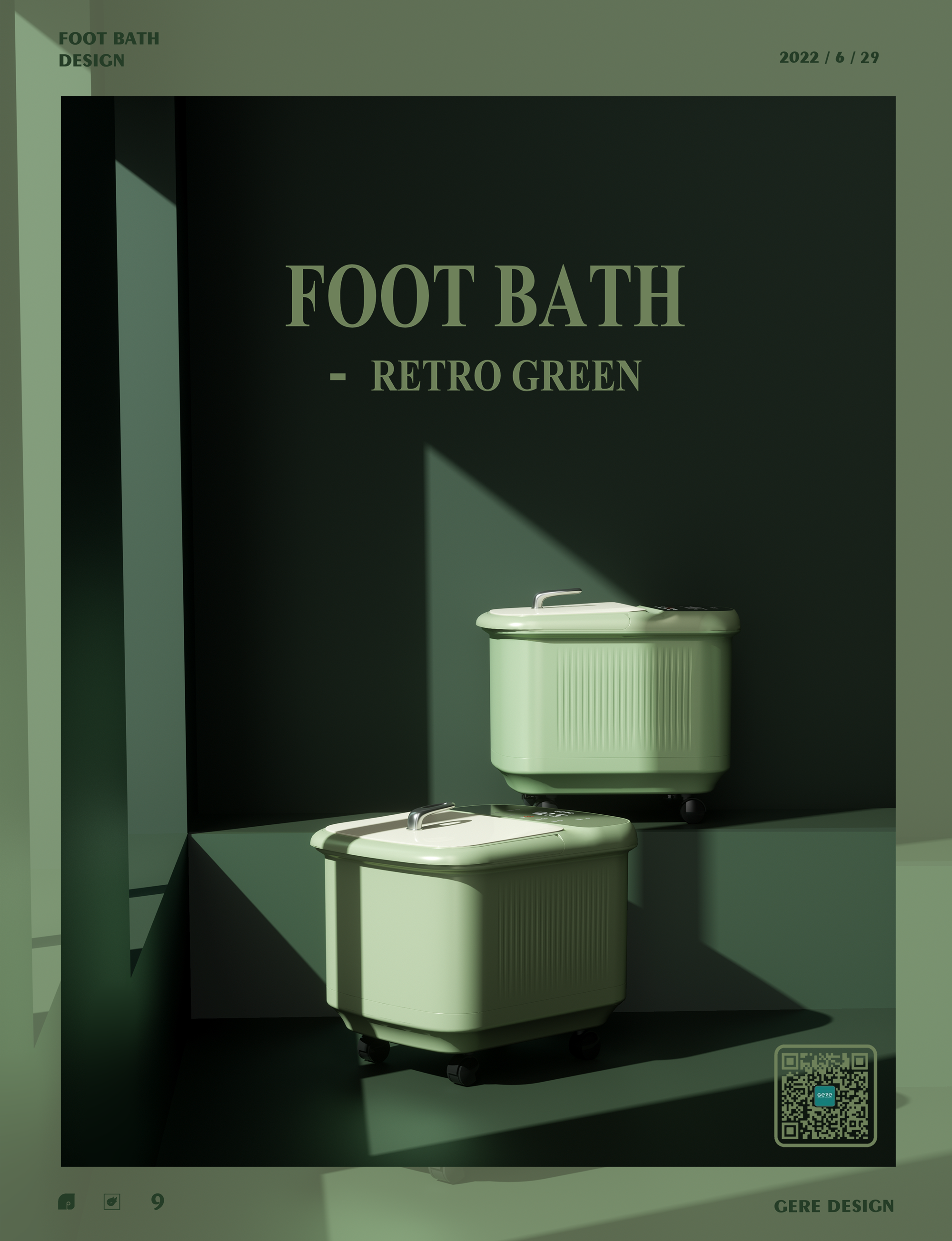 Grey design，Design compilation，Retro，Mite remover，Fascia gun，Foot bath，Oil spray pot，Products Home Appliances，