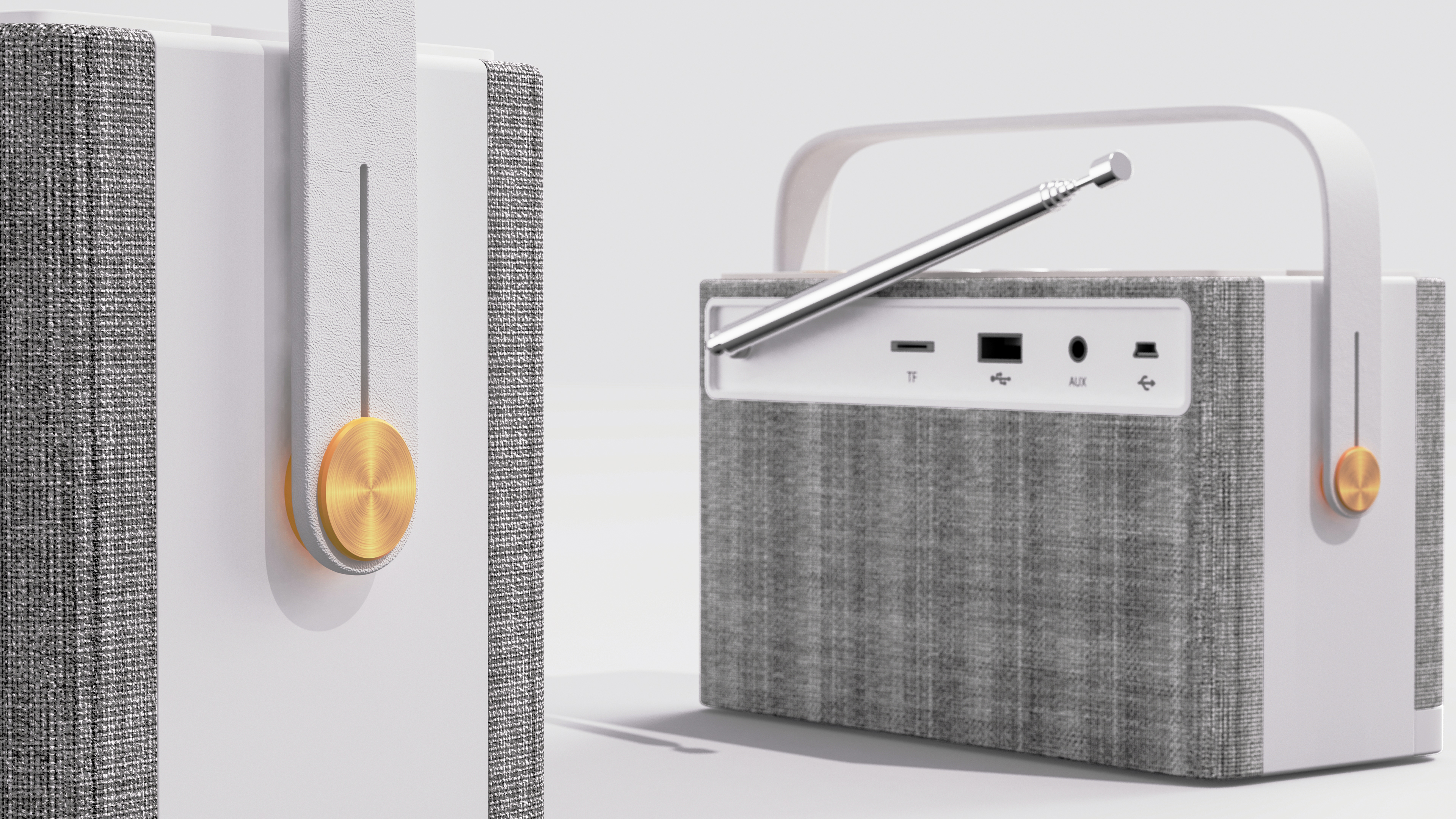 radio，loudspeaker box，