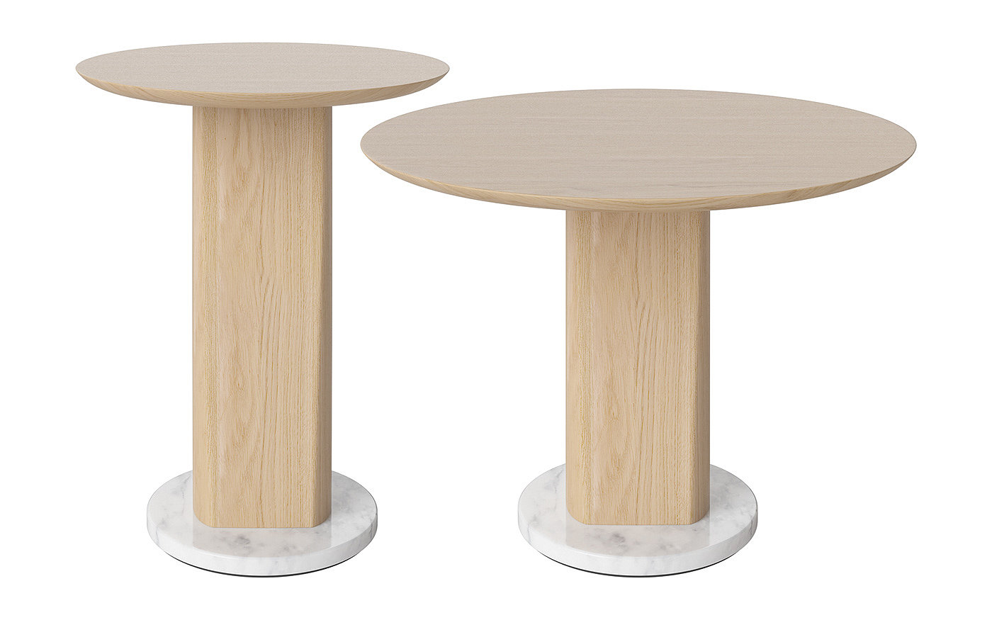 边桌，产品设计，实心橡木，桌子，家具，
