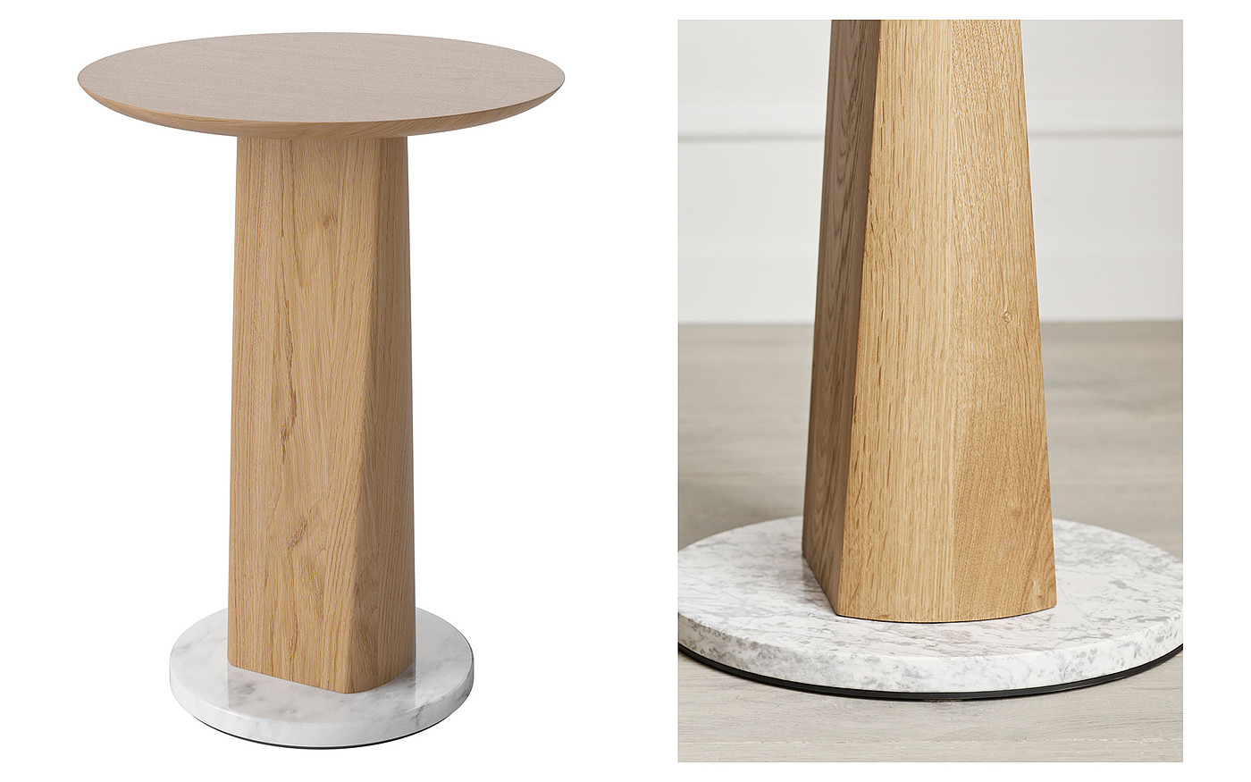 边桌，产品设计，实心橡木，桌子，家具，