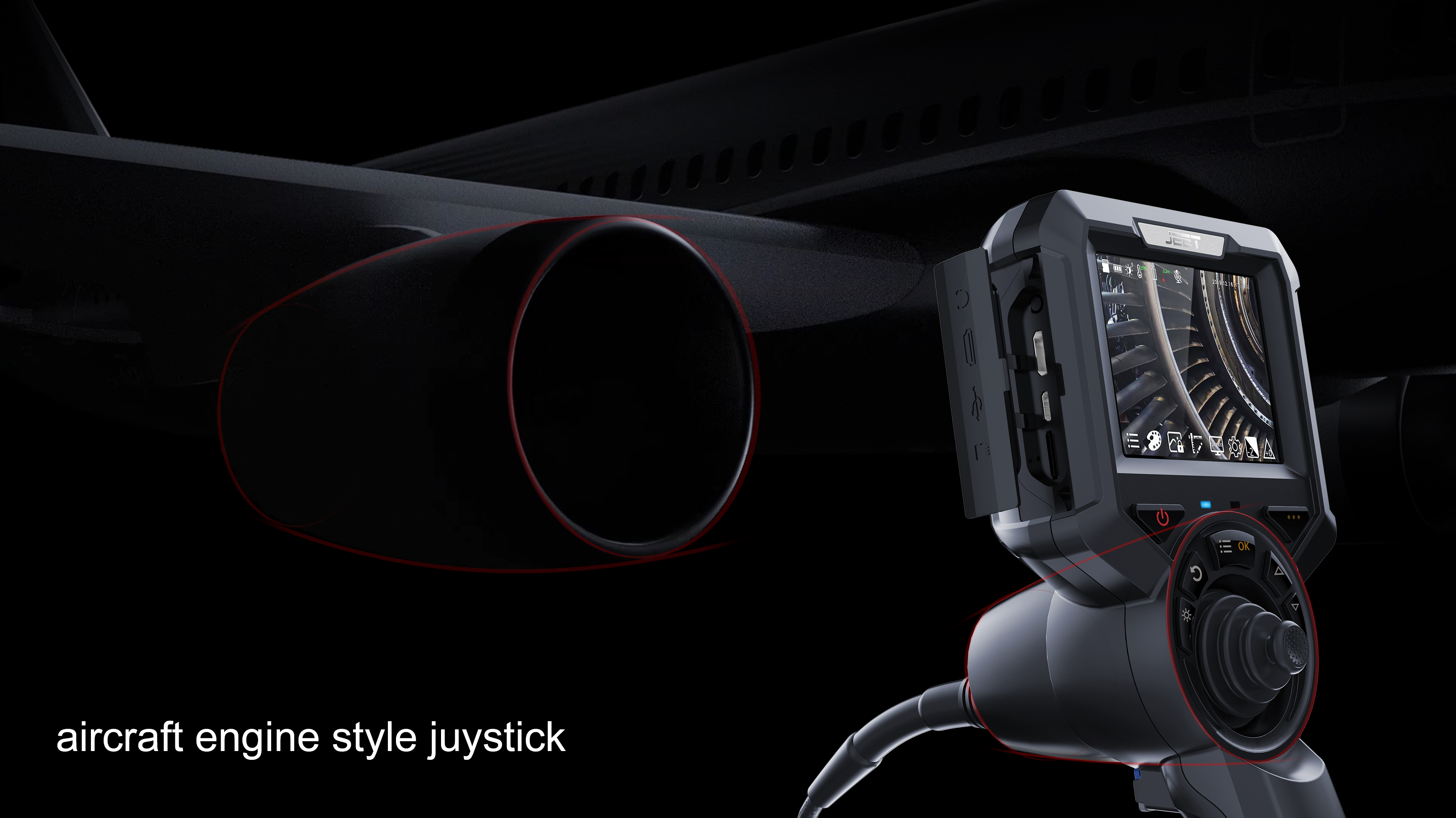 Using the principle of leverage，Mechanical 360 bending guide，Industrial endoscope，