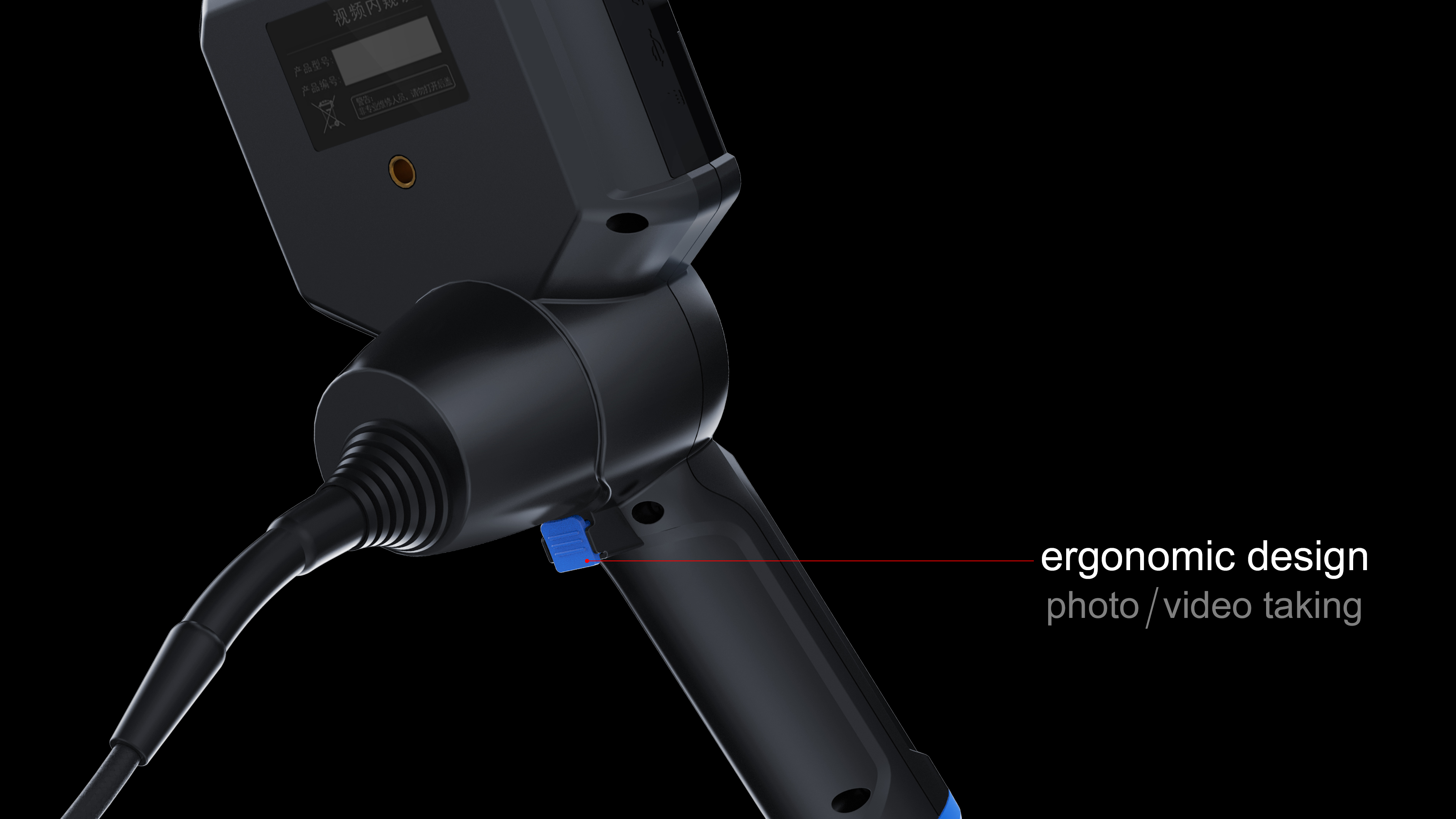 Using the principle of leverage，Mechanical 360 bending guide，Industrial endoscope，