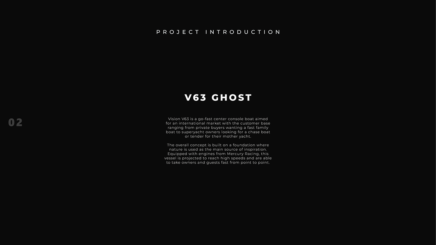 Vision V63，yacht，conceptual design，3d，