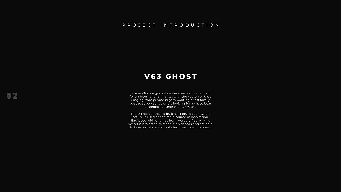 Vision V63，yacht，conceptual design，3d，