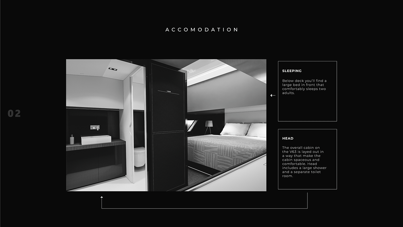 Vision V63，yacht，conceptual design，3d，