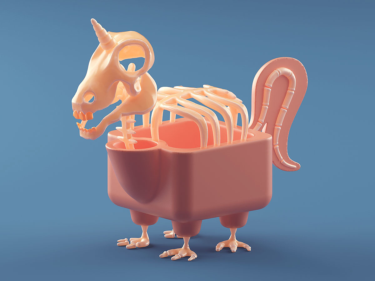 Daily，Digital art，c4d，