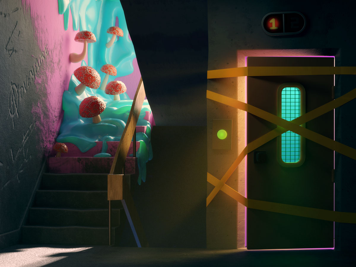 Daily，Digital art，c4d，